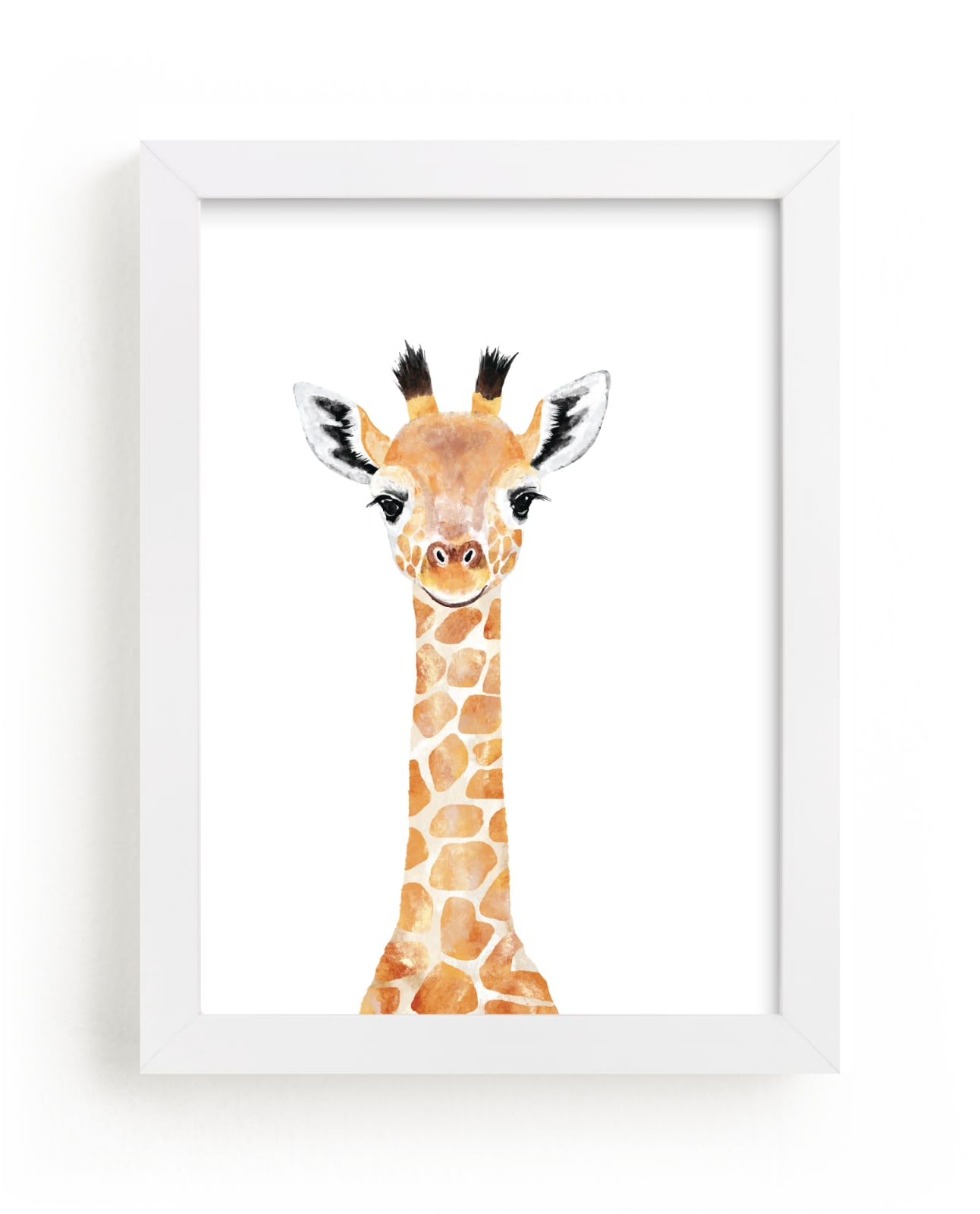 "Baby Giraffe 2" by Cass Loh in beautiful frame options and a variety of sizes.