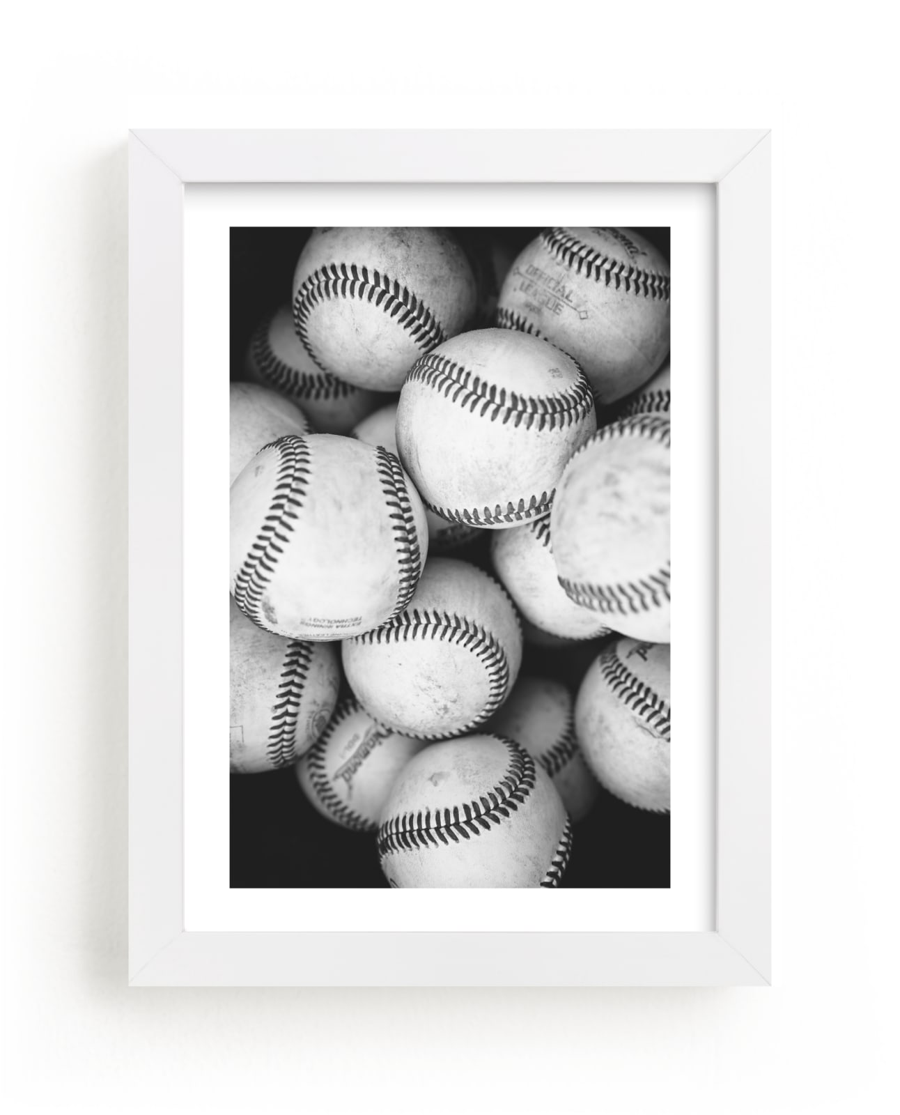 "Play Ball" by Kamala Nahas in beautiful frame options and a variety of sizes.