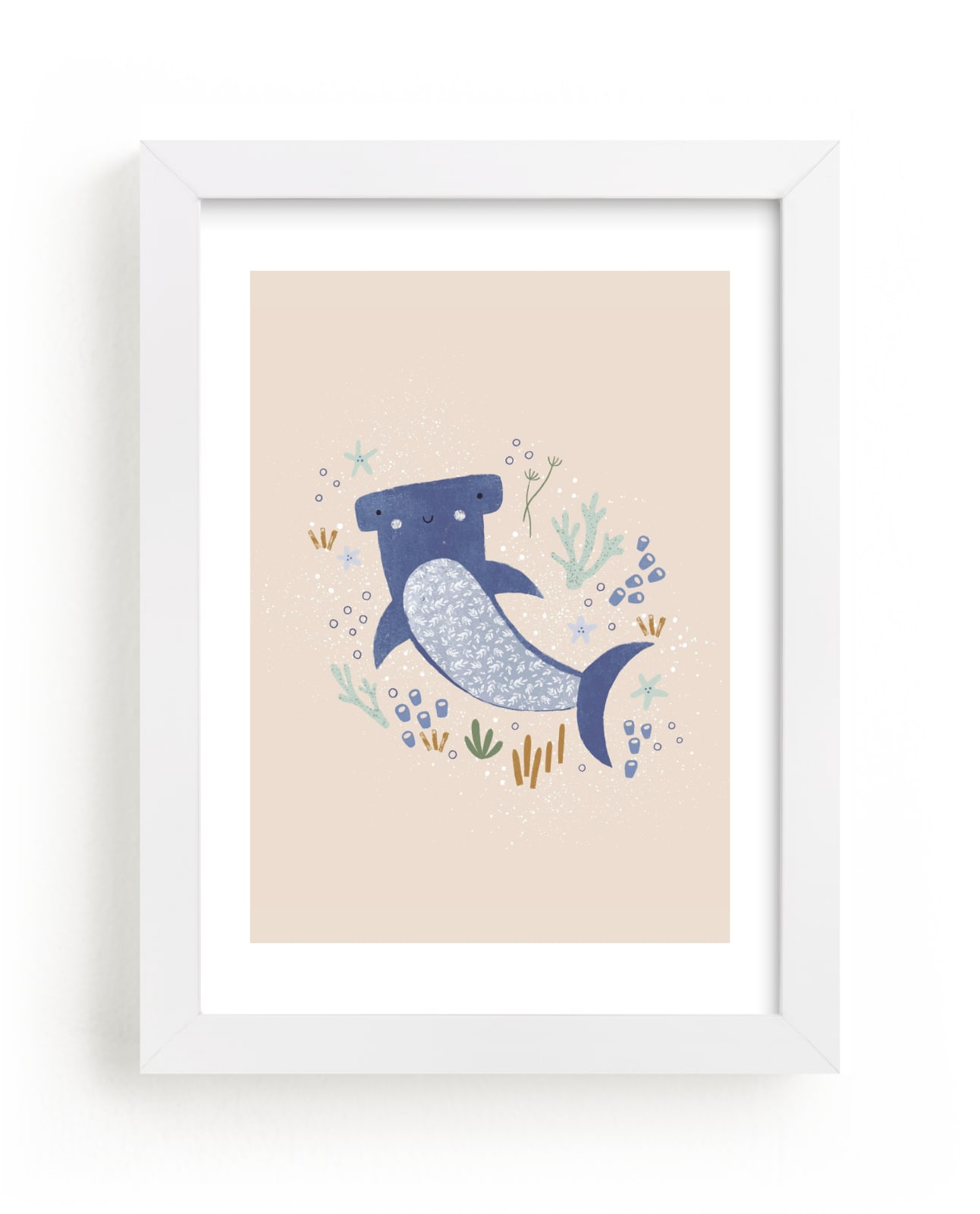 "Sharky cute" by Tati Abaurre in beautiful frame options and a variety of sizes.