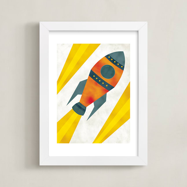 "Space to Explore I" by Heather Schertzer in beautiful frame options and a variety of sizes.