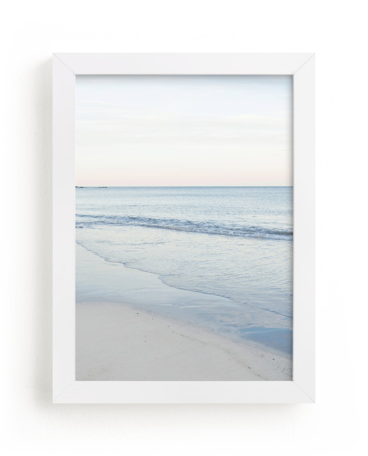 "Pastel Beach" - Art Print by Angela Thompson in beautiful frame options and a variety of sizes.