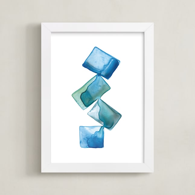 Stacked Blue
