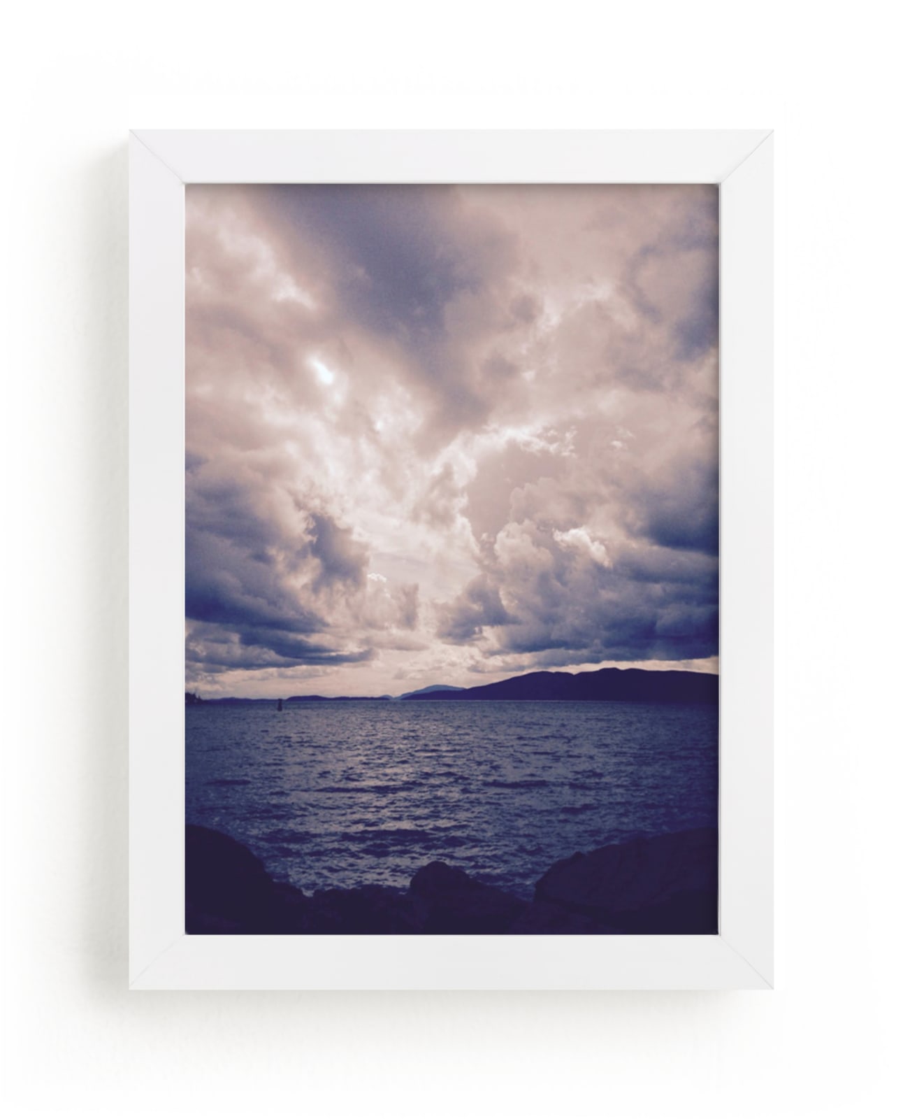 "Stormy Sky" - Art Print by Jan Kessel in beautiful frame options and a variety of sizes.