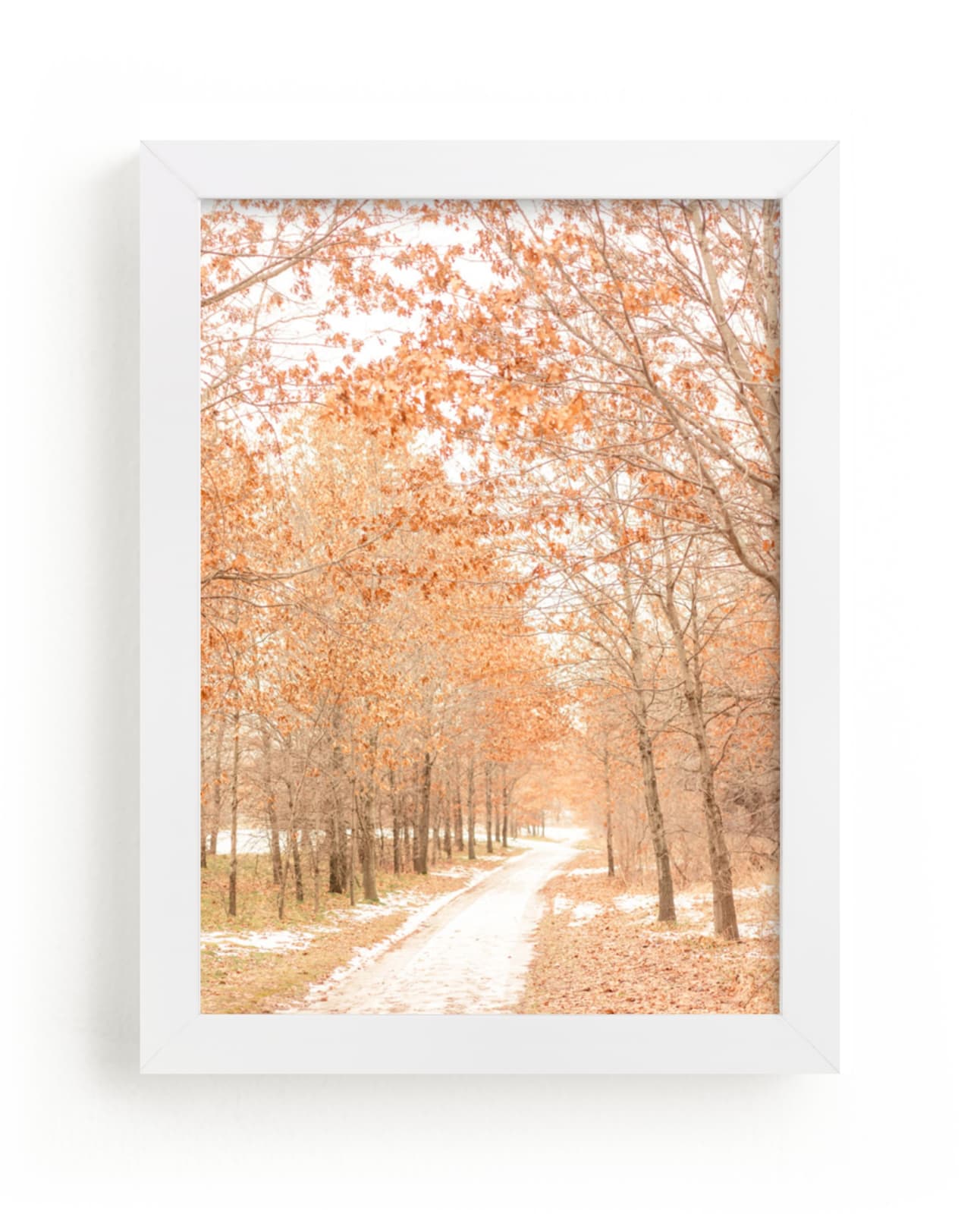 "Winter Yielding" - Art Print by Kamala Nahas in beautiful frame options and a variety of sizes.
