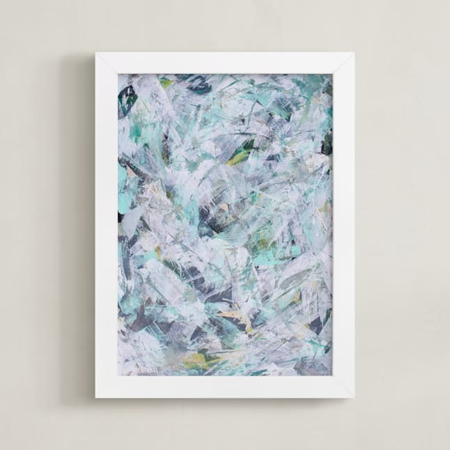 "Caribbean Reef Shark" - Art Print in Carribbean Reef Shark by Debi Perkins - Framed