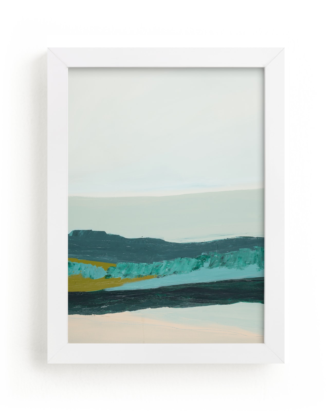 Abstract  Seascape Jade Green