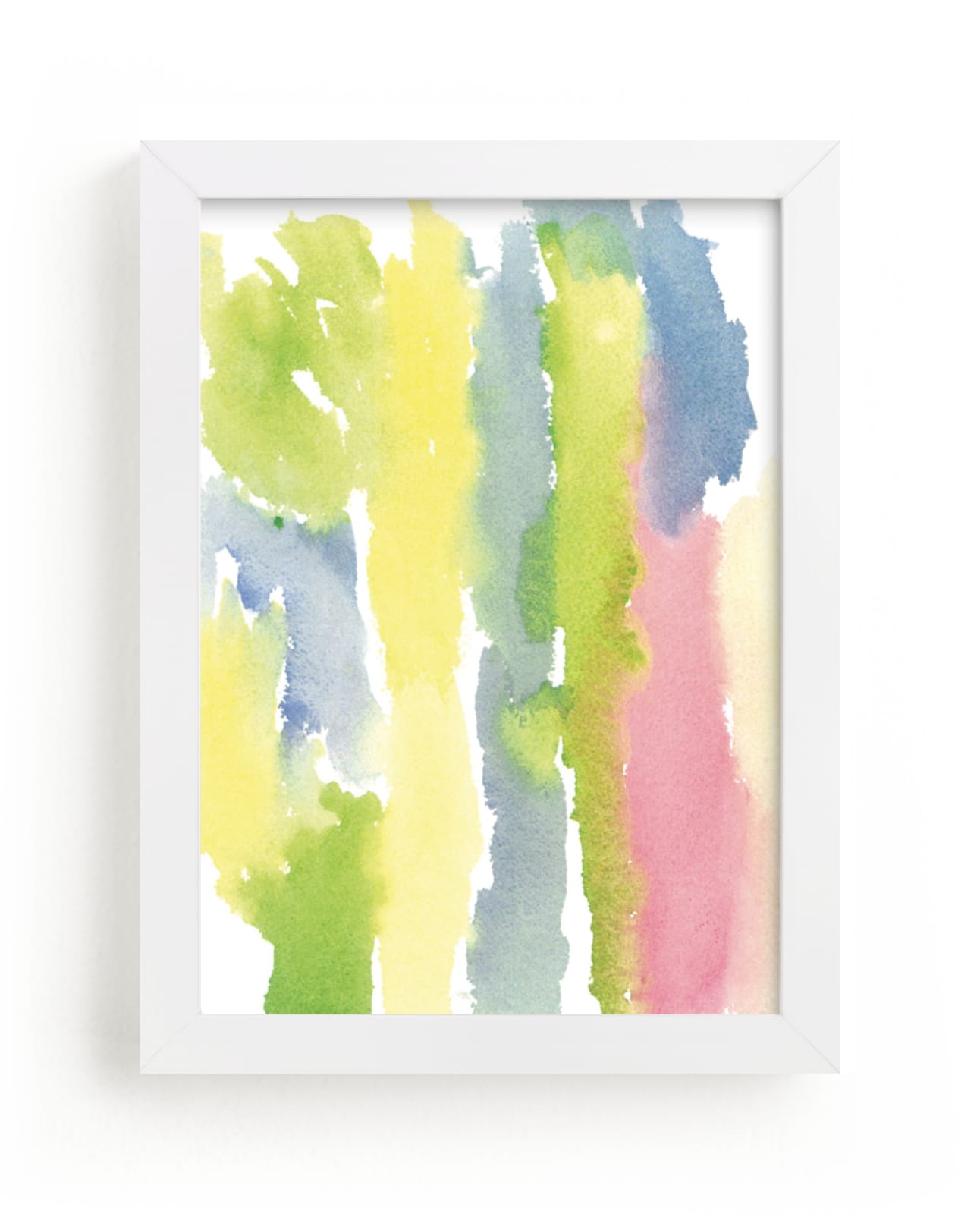 "Bands of Colored Sky" - Art Print by Deborah Velasquez in beautiful frame options and a variety of sizes.