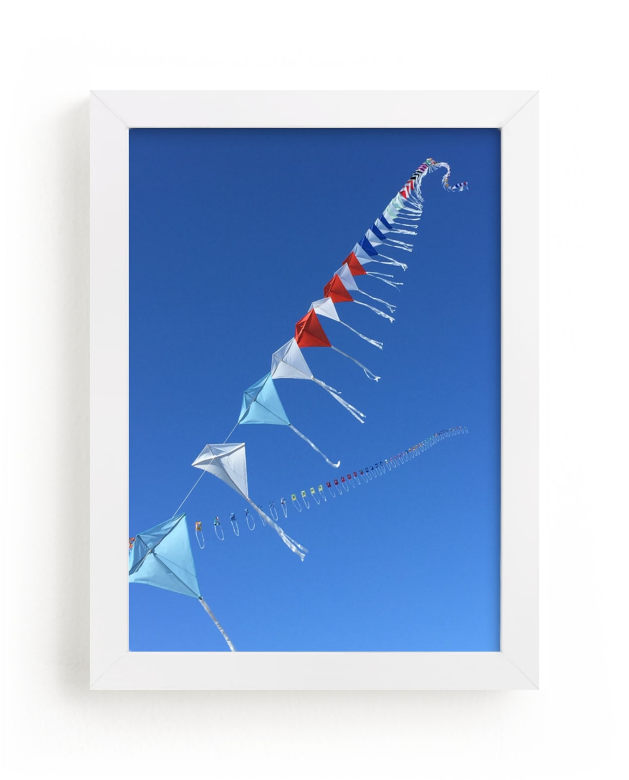"Fly A Kite 2" - Art Print by Jan Kessel in beautiful frame options and a variety of sizes.