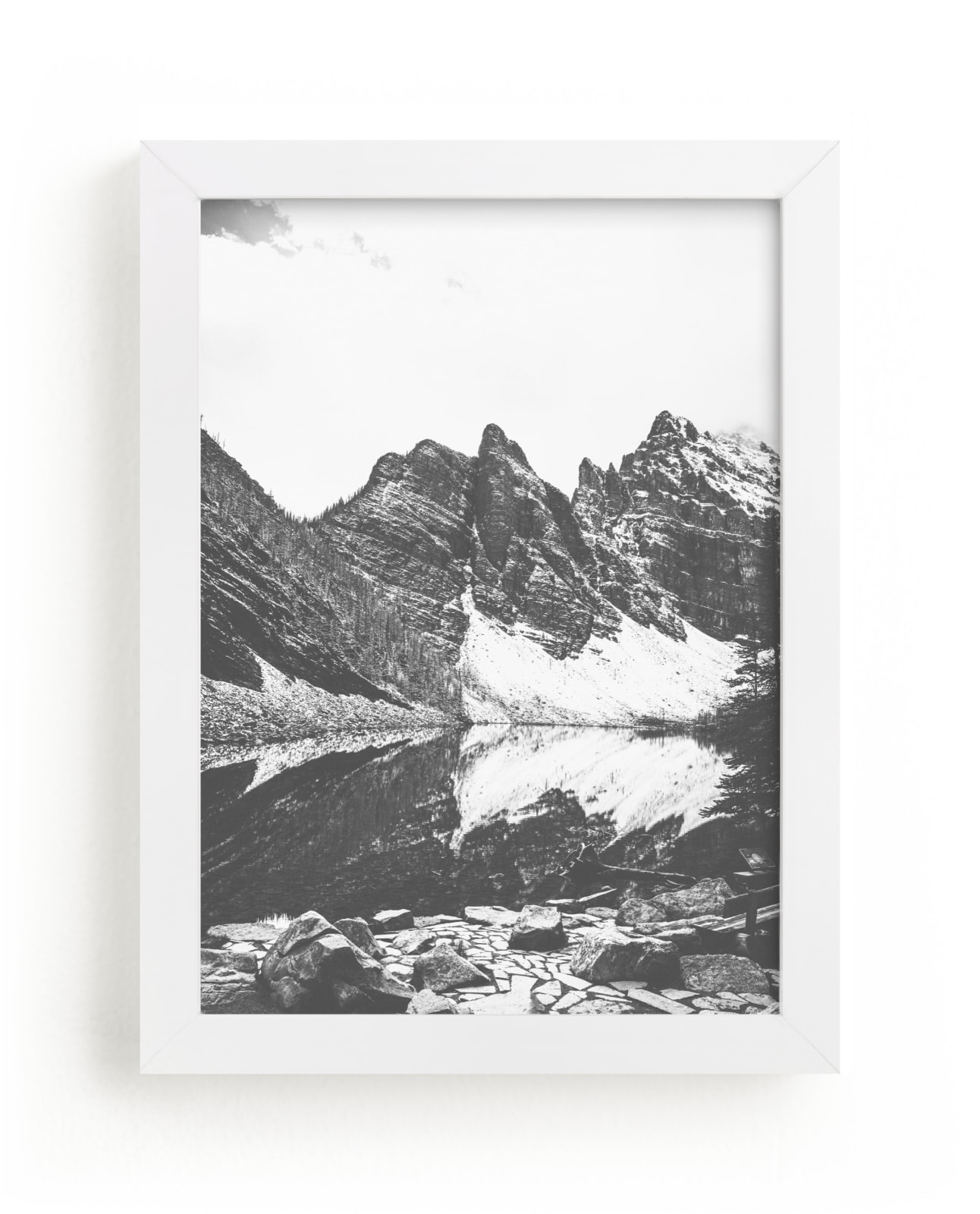 "Lake Agnes Film" - Art Print by Korry Brown in beautiful frame options and a variety of sizes.