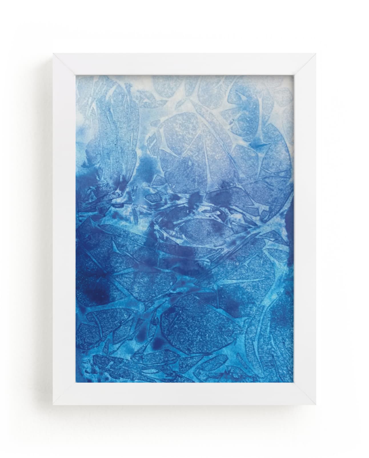 "Magnificient Glacier" - Art Print by Roopali in beautiful frame options and a variety of sizes.