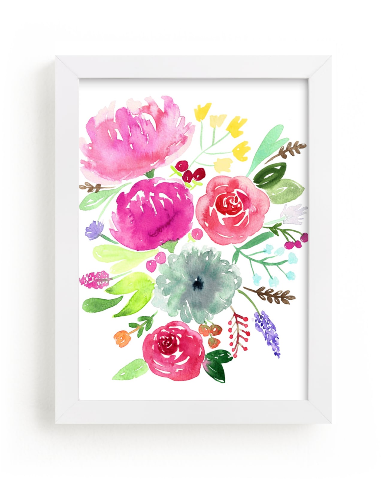 "June's Blossom" - Art Print by Juliana Zimmermann in beautiful frame options and a variety of sizes.