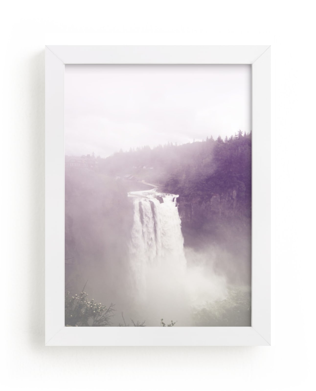 "Snoqualmie Falls" - Art Print by Owl and Toad in beautiful frame options and a variety of sizes.