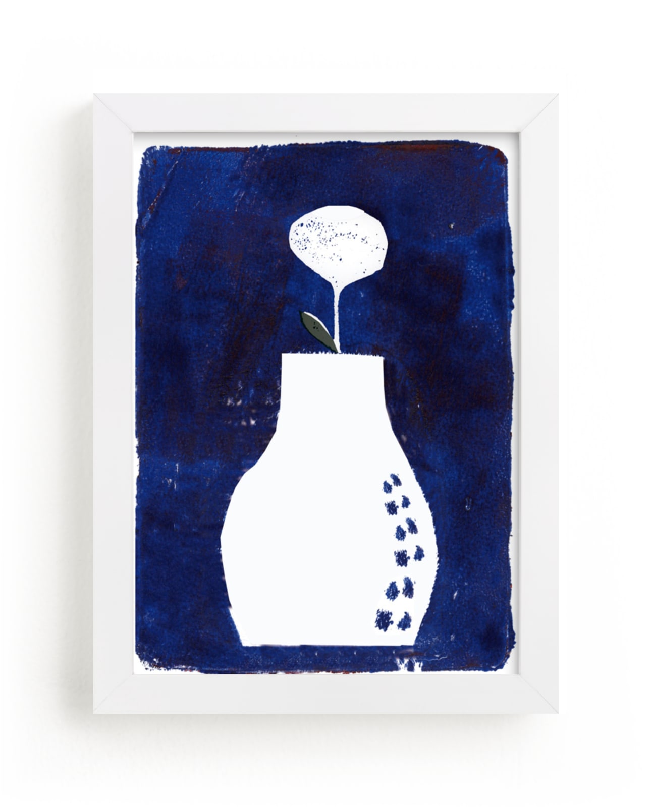 "Sometimes it is blue3 " - Art Print by Bethania Lima in beautiful frame options and a variety of sizes.