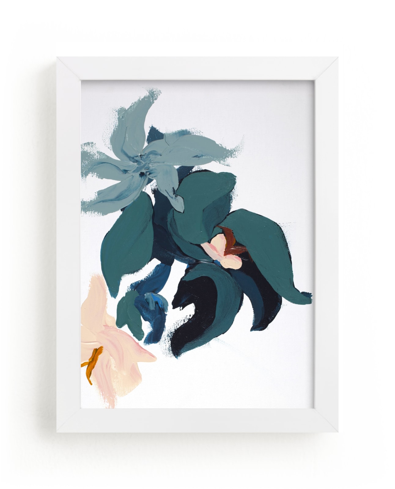 "Modern Abstract Floral art print" - Art Print by Caryn Owen in beautiful frame options and a variety of sizes.