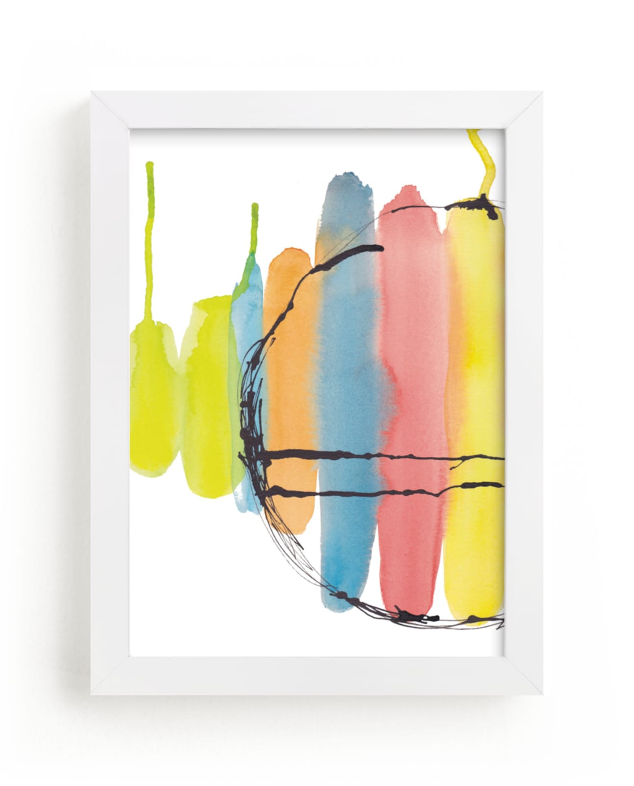 "Frozen Popsicles" - Art Print by Deborah Velasquez in beautiful frame options and a variety of sizes.
