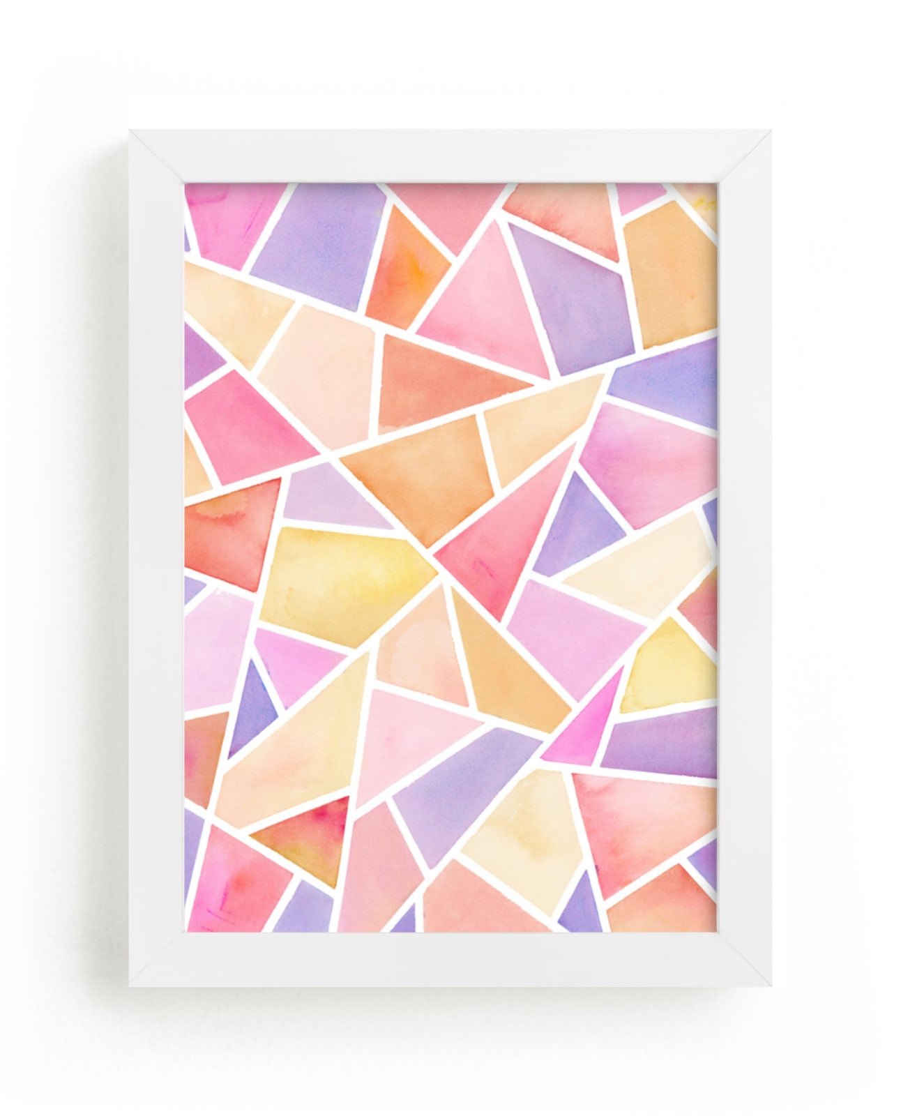 "Fragments: Pink" - Art Print by sue prue in beautiful frame options and a variety of sizes.