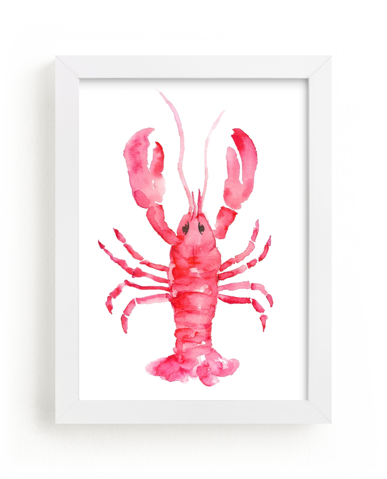 "Aragosta" - Art Print by Rochelle Renee in beautiful frame options and a variety of sizes.