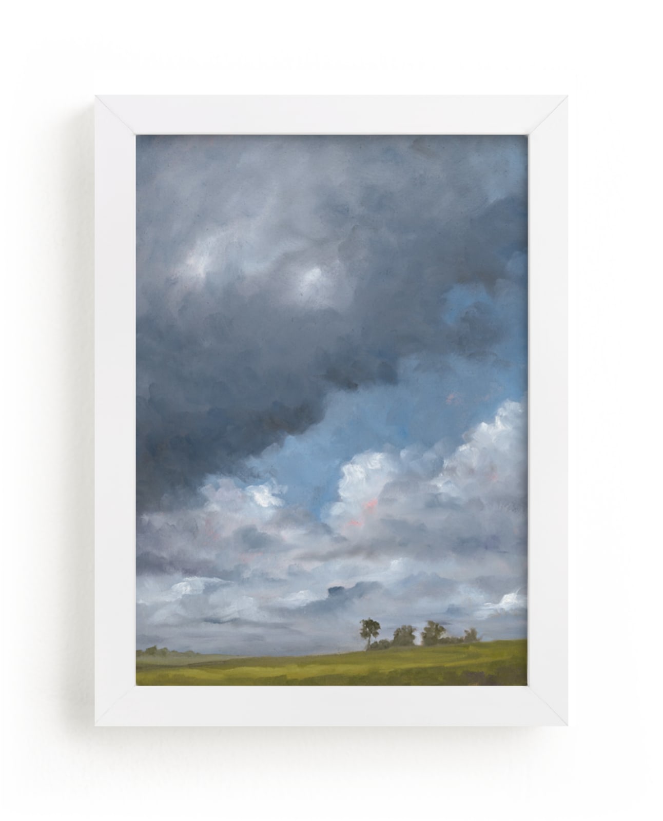 "Topland Storm" - Art Print by Stephanie Goos Johnson in beautiful frame options and a variety of sizes.
