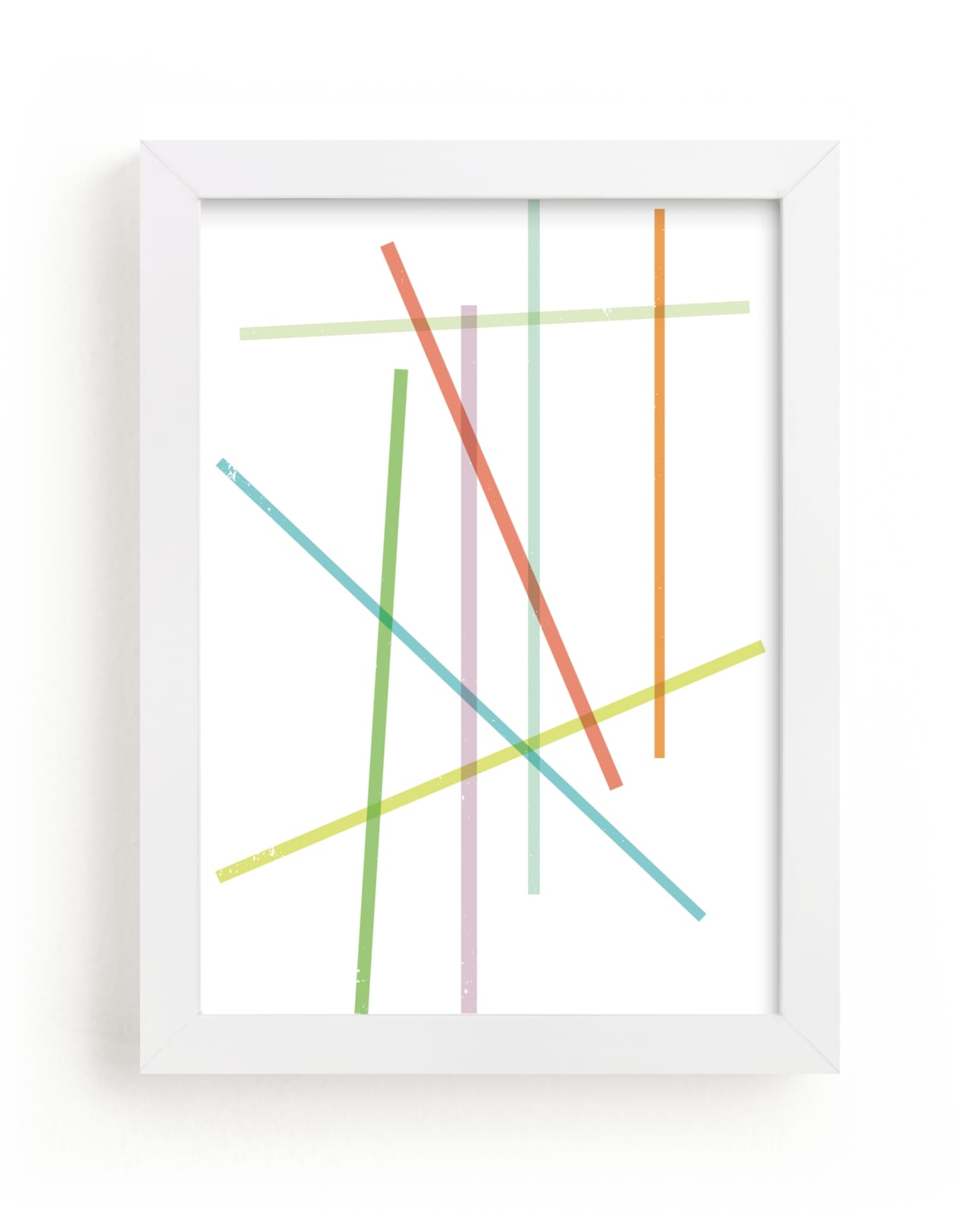 "Pick-Up Stix" - Art Print by Design Lotus in beautiful frame options and a variety of sizes.