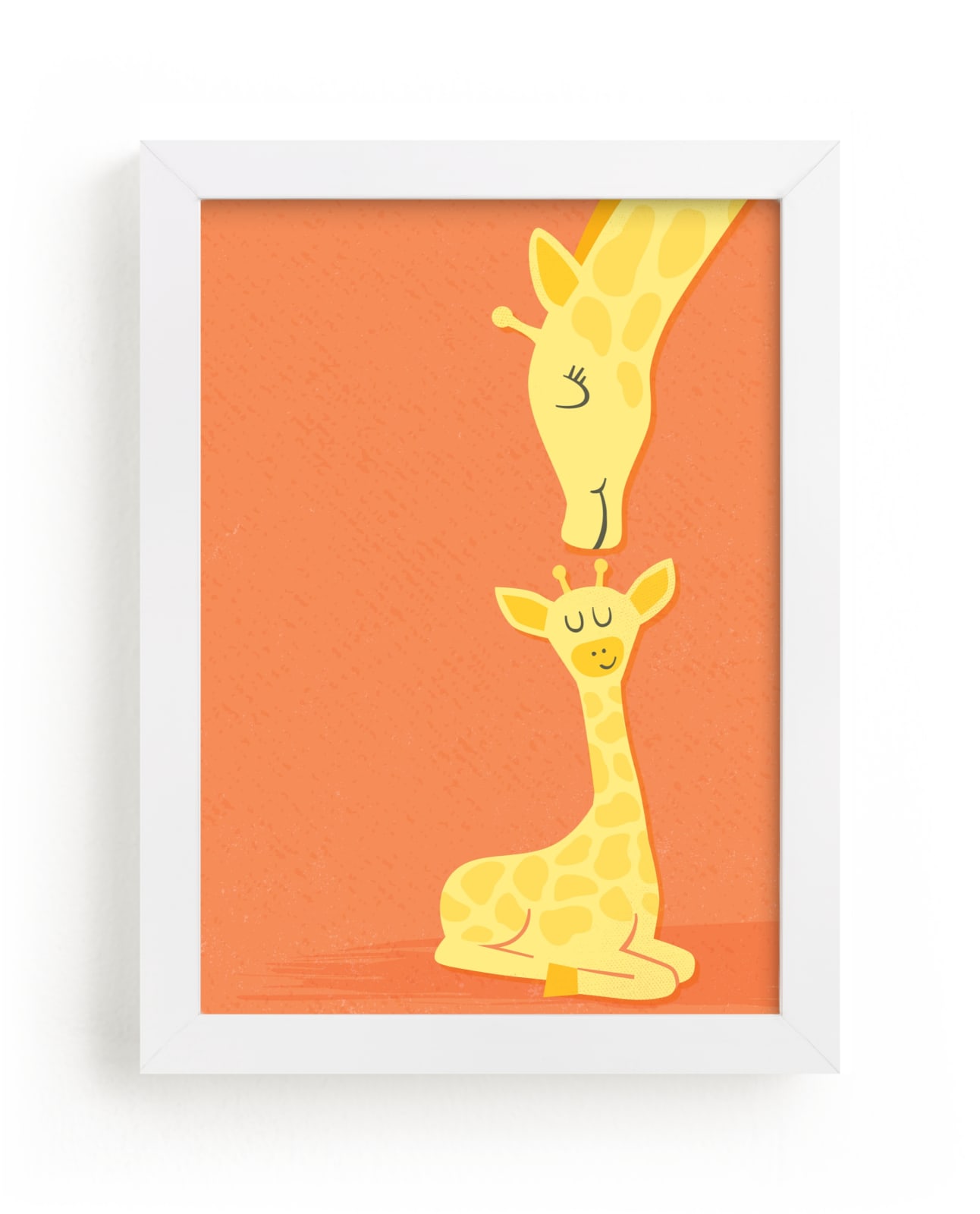 Wee Little Giraffe Children's Art Prints by Jessie Steury | Minted