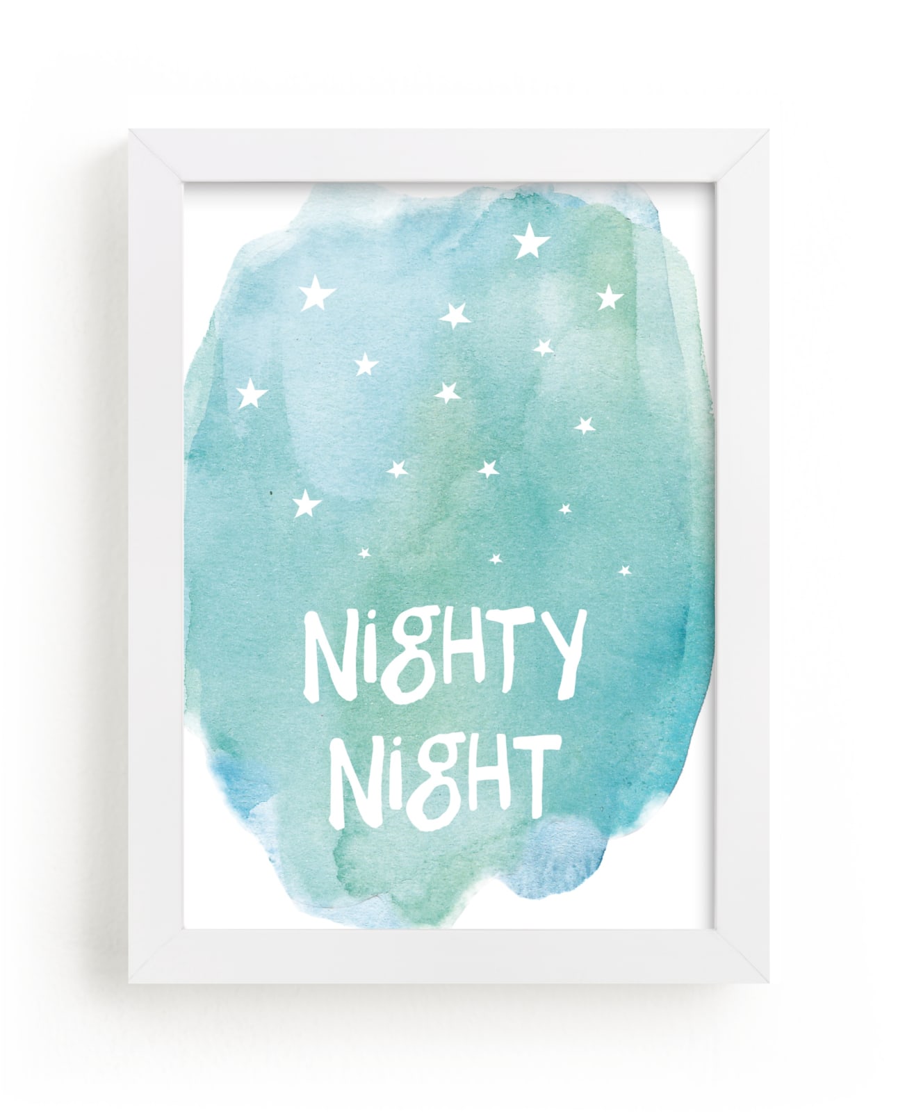 "Nighty Night" - Art Print by Amy Hall in beautiful frame options and a variety of sizes.
