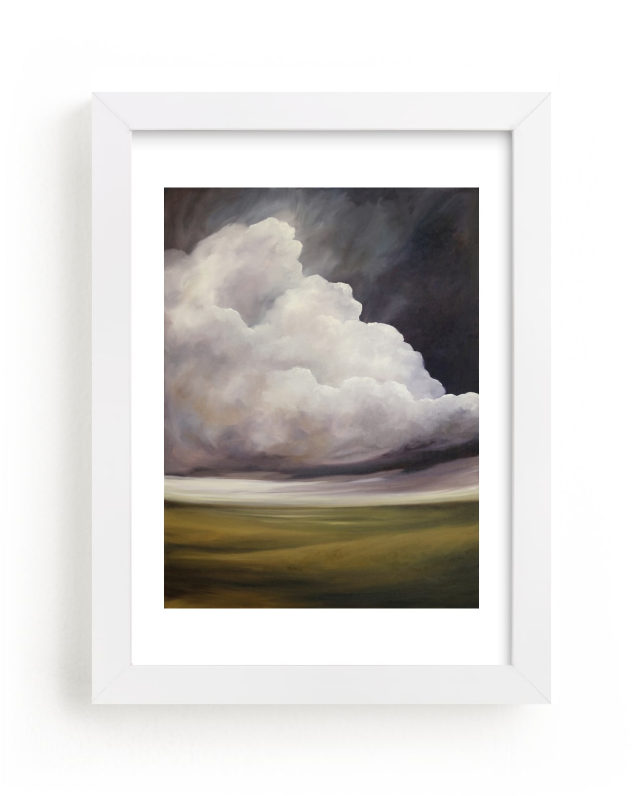 "Amethyst Evening" - Art Print by Mya Bessette in beautiful frame options and a variety of sizes.