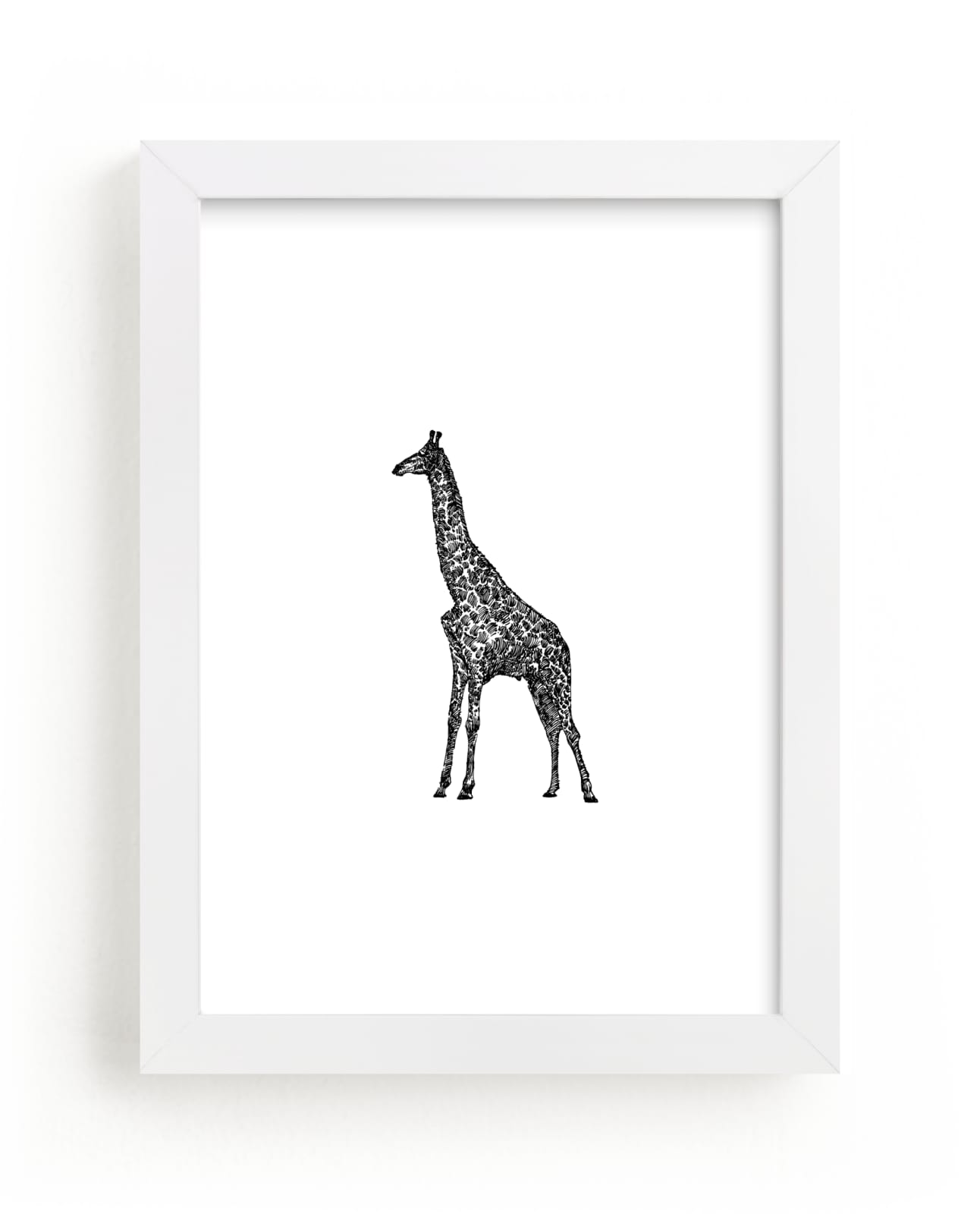 "Girafe" - Art Print by IMG_101 in beautiful frame options and a variety of sizes.