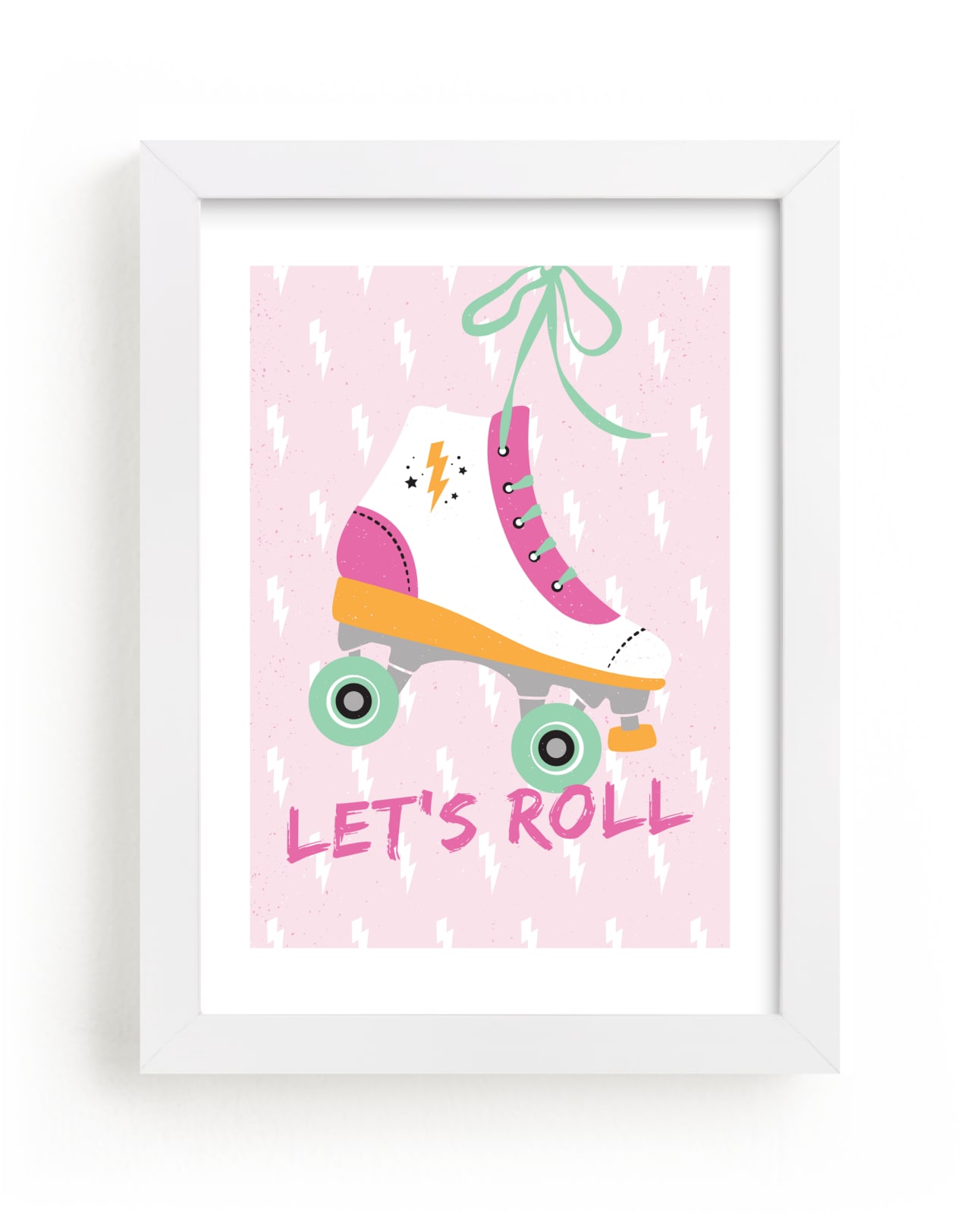"Let's Roll Art" - Art Print by Amber Barkley in beautiful frame options and a variety of sizes.