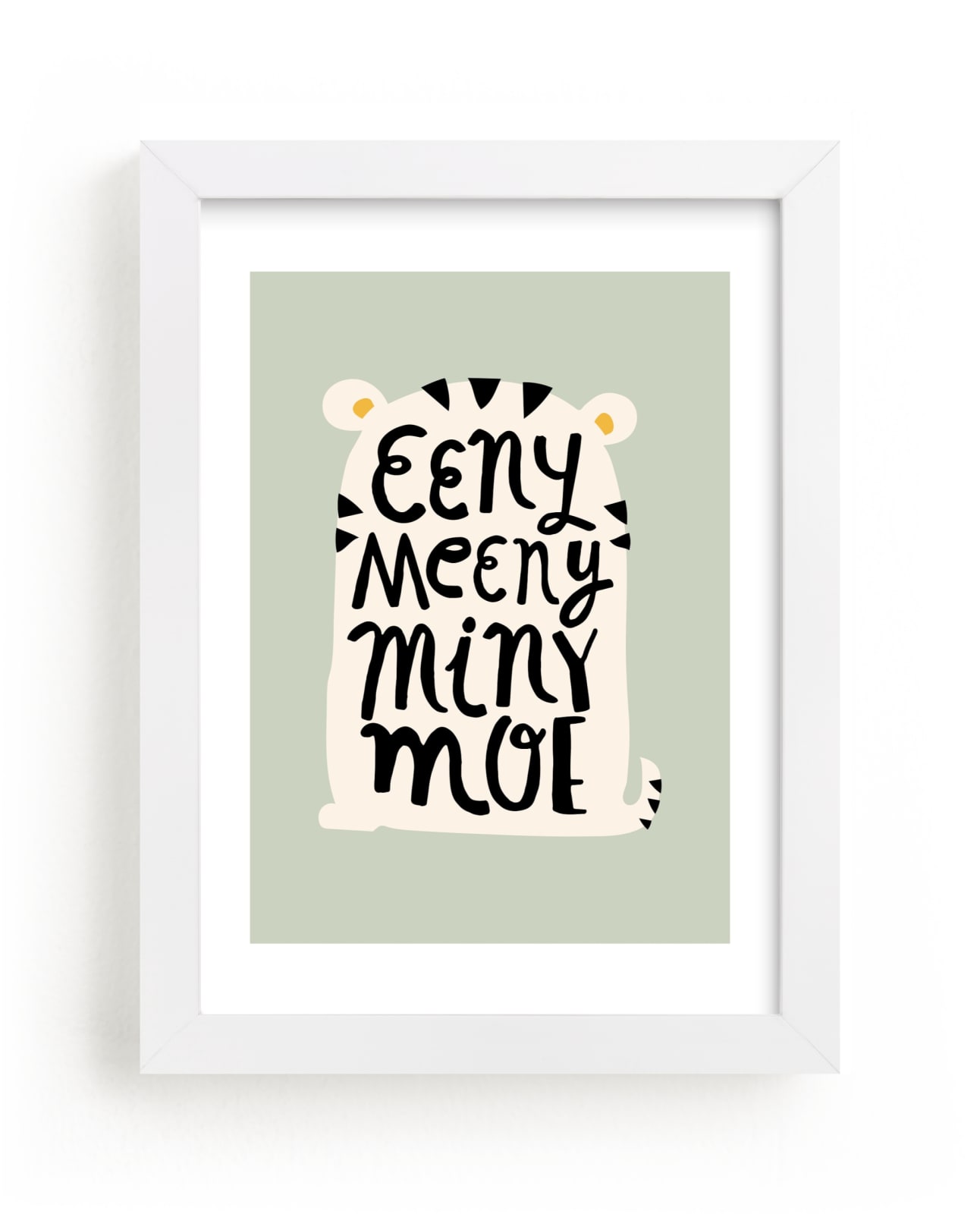 "Eeny Meeny Sage" - Art Print by Ariel Rutland in beautiful frame options and a variety of sizes.