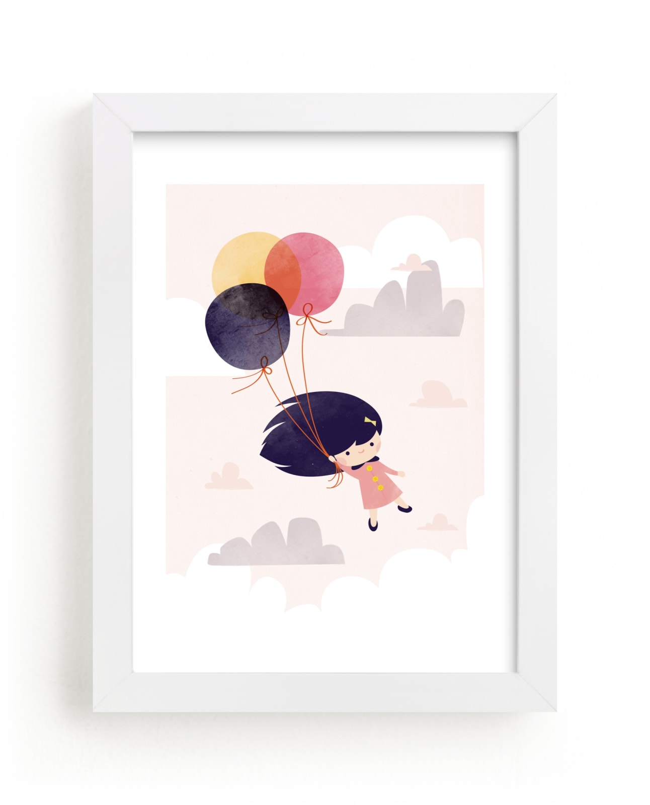 "Floating On Air" - Art Print by Lori Wemple in beautiful frame options and a variety of sizes.