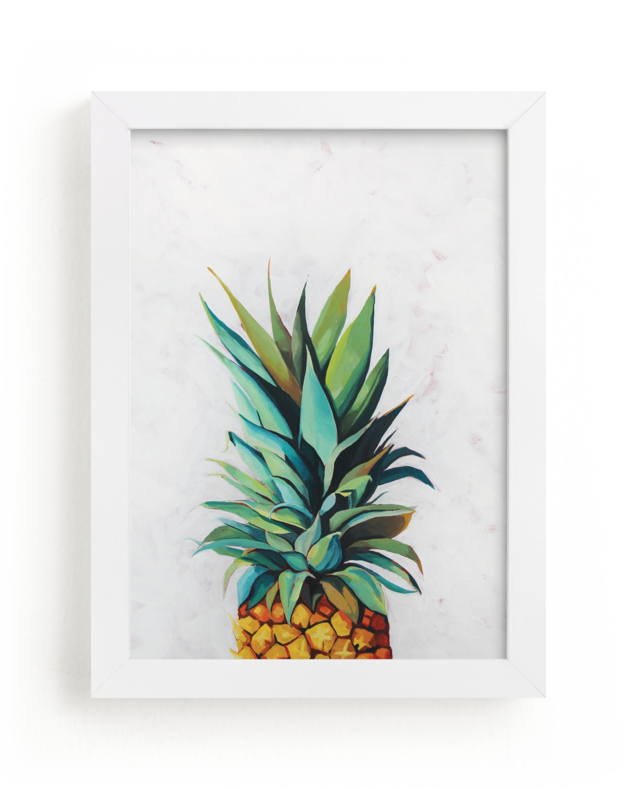 "Pineapple Crown" - Art Print by Amanda Phelps in beautiful frame options and a variety of sizes.