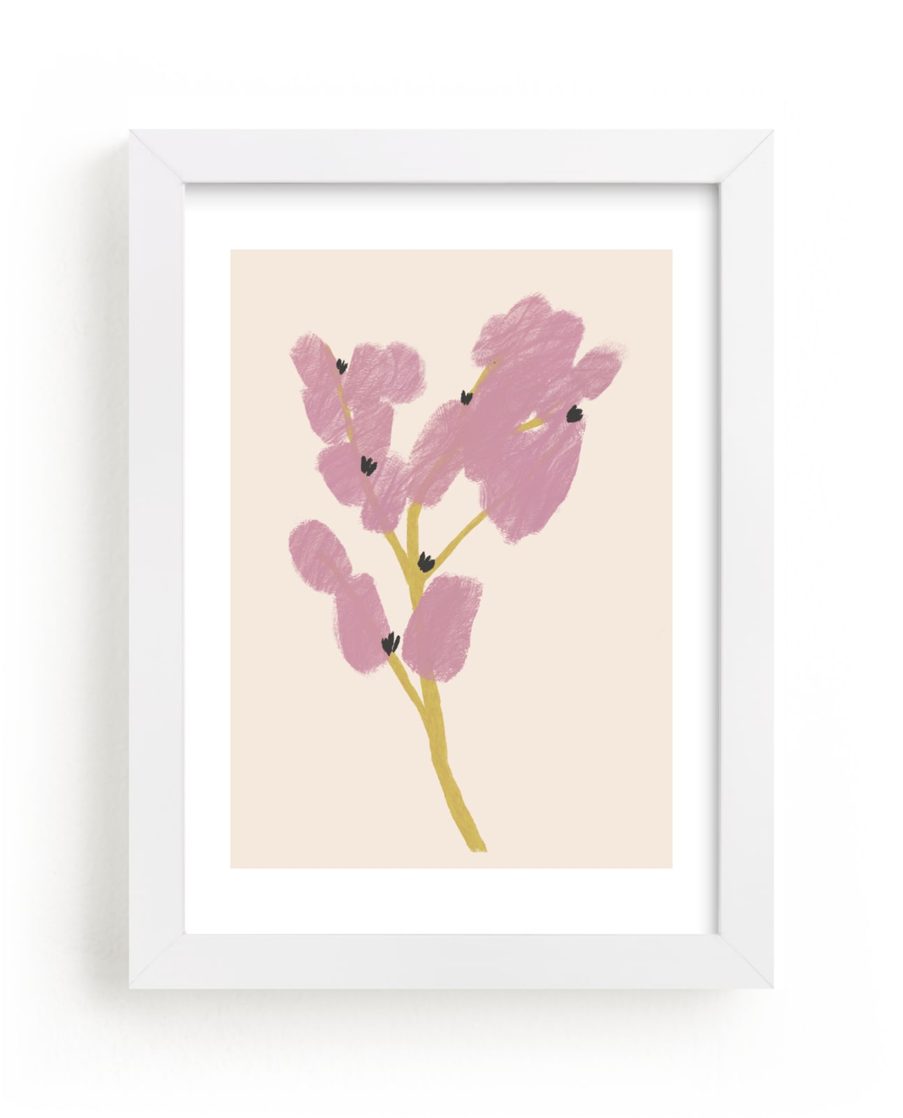 "Pink Arbolito" - Art Print by Marta. in beautiful frame options and a variety of sizes.