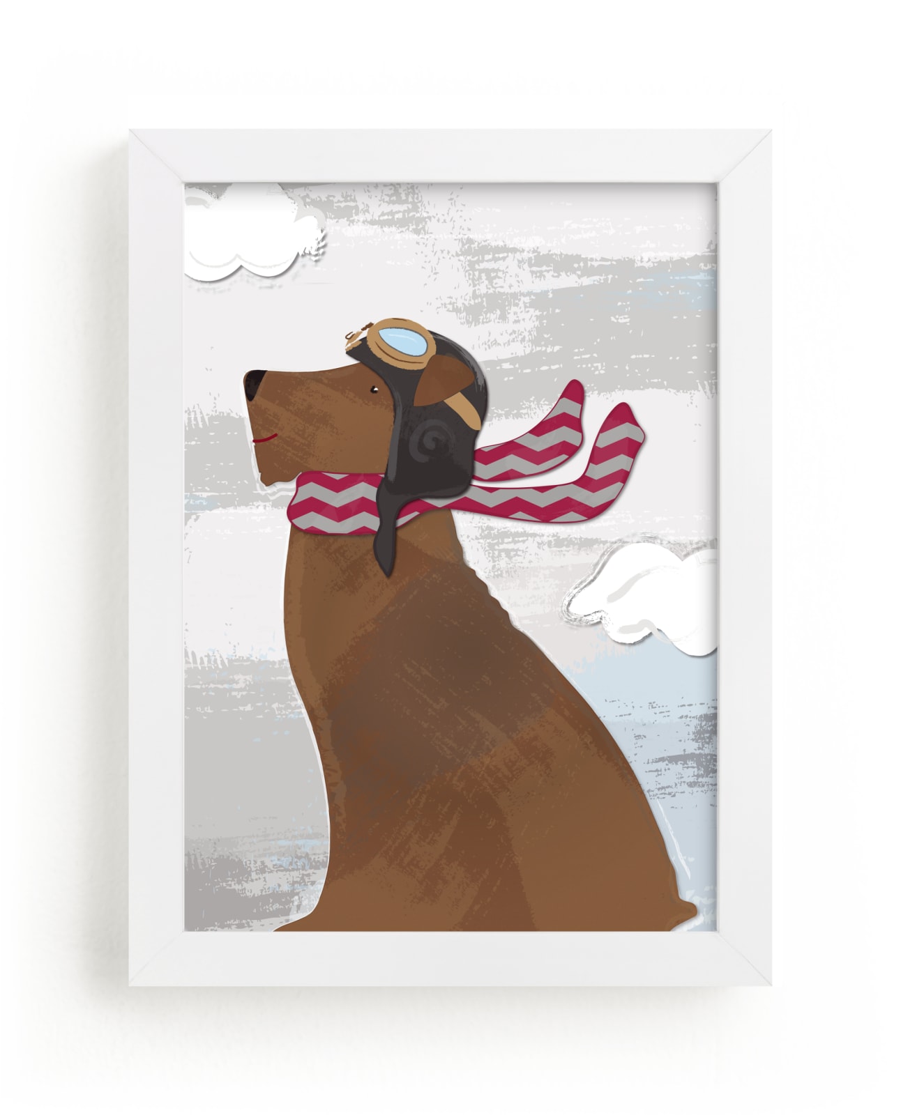 "Airedale Dog" - Art Print by Rebecca Marchese in beautiful frame options and a variety of sizes.