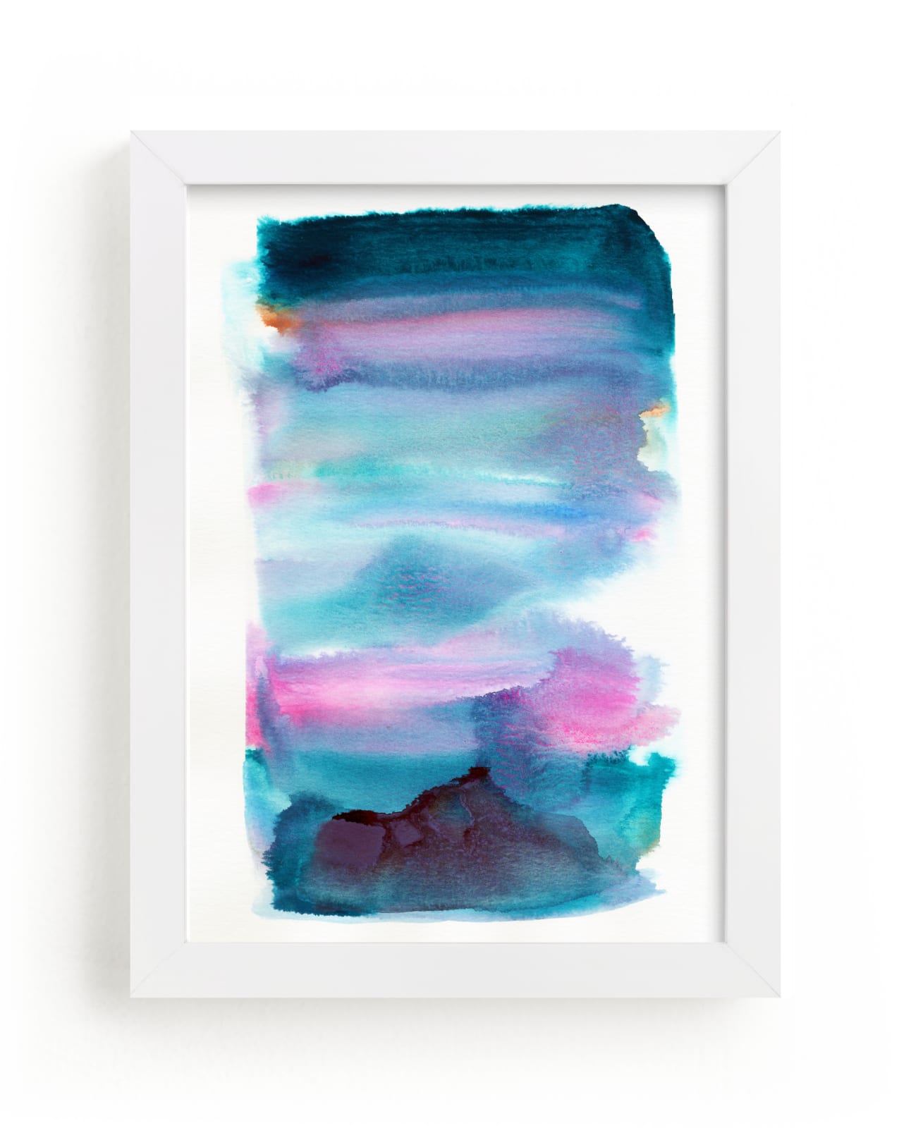 "Blue Ombre Sunset" by Nikki Stinson in beautiful frame options and a variety of sizes.