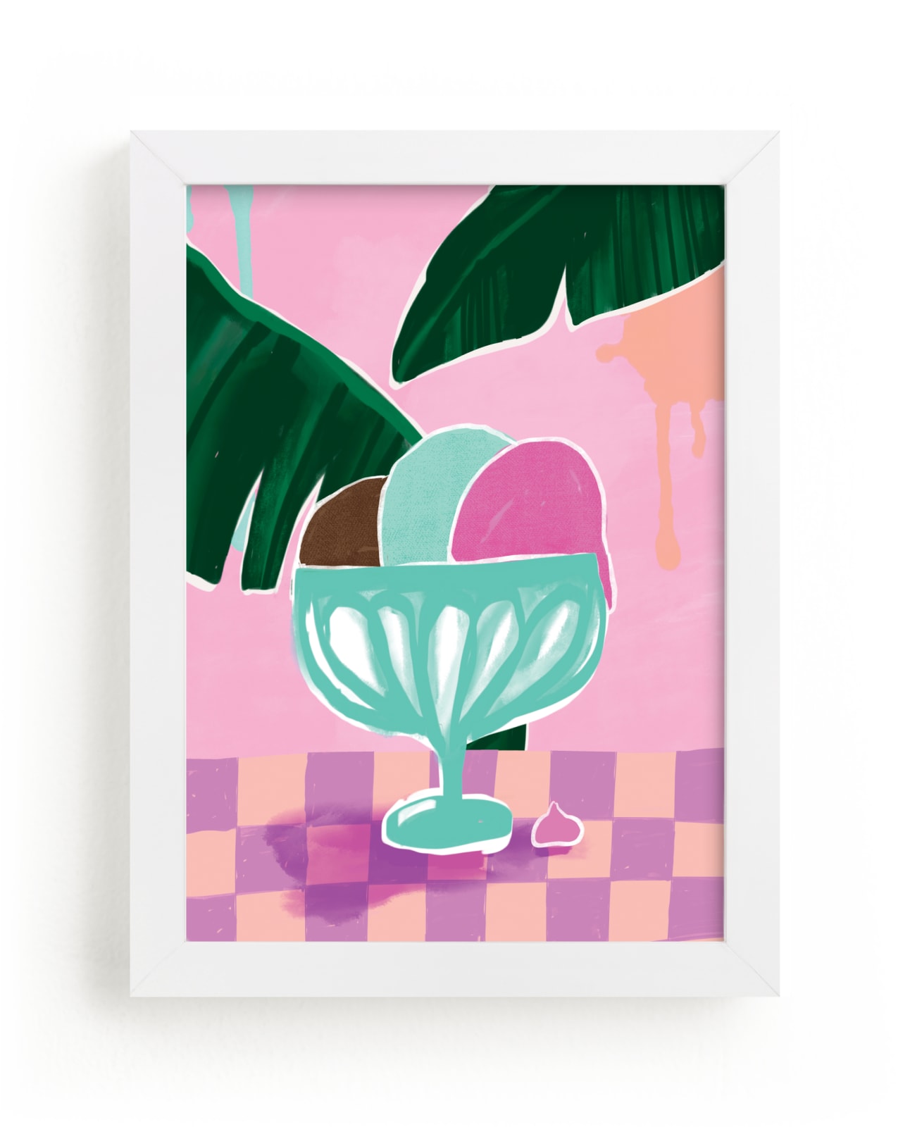 "Coppa di Gelato" by Christina Cesario in beautiful frame options and a variety of sizes.