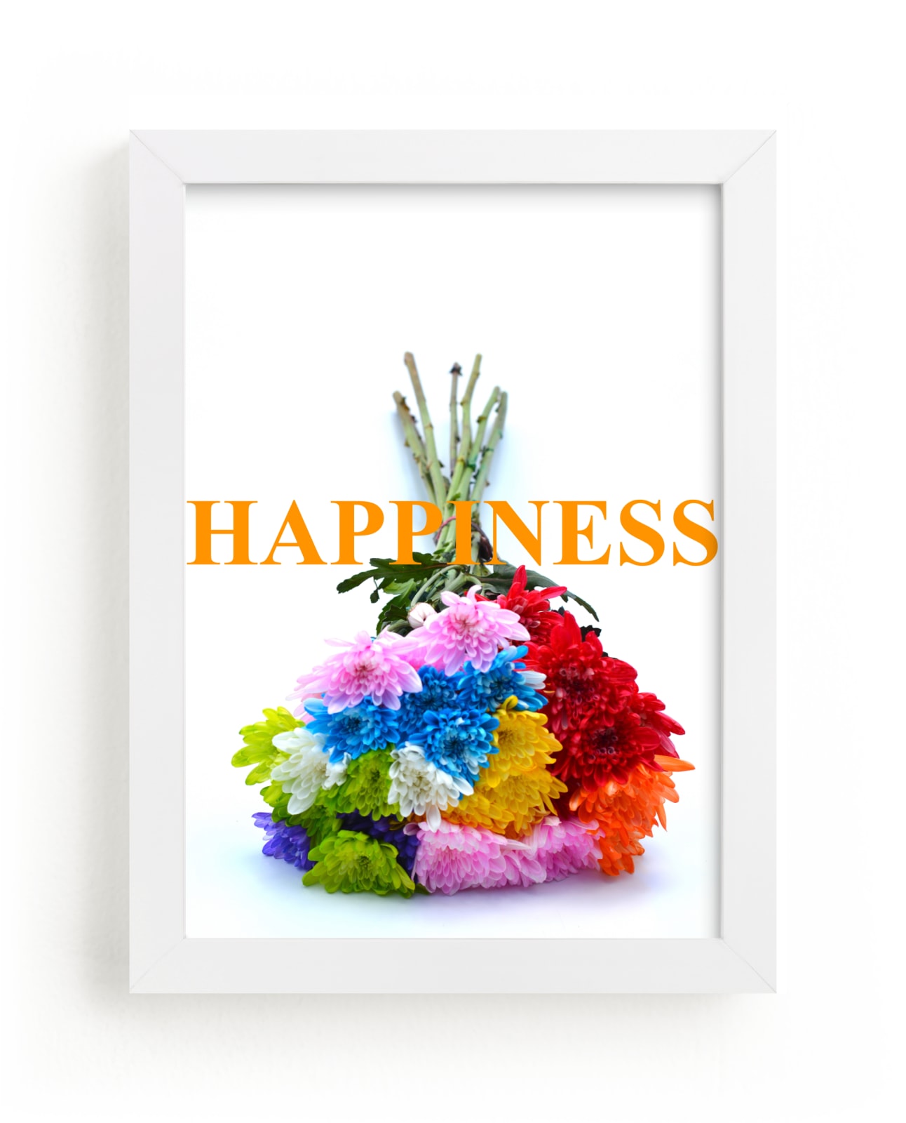 "Peace, Love, & Happiness (Happiness)" by Jonathan Brooks in beautiful frame options and a variety of sizes.