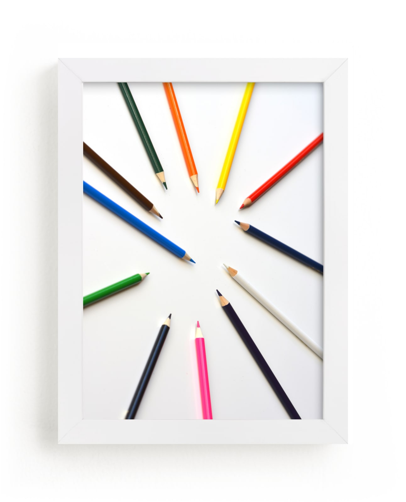 "Colored Pencils" by Jonathan Brooks in beautiful frame options and a variety of sizes.