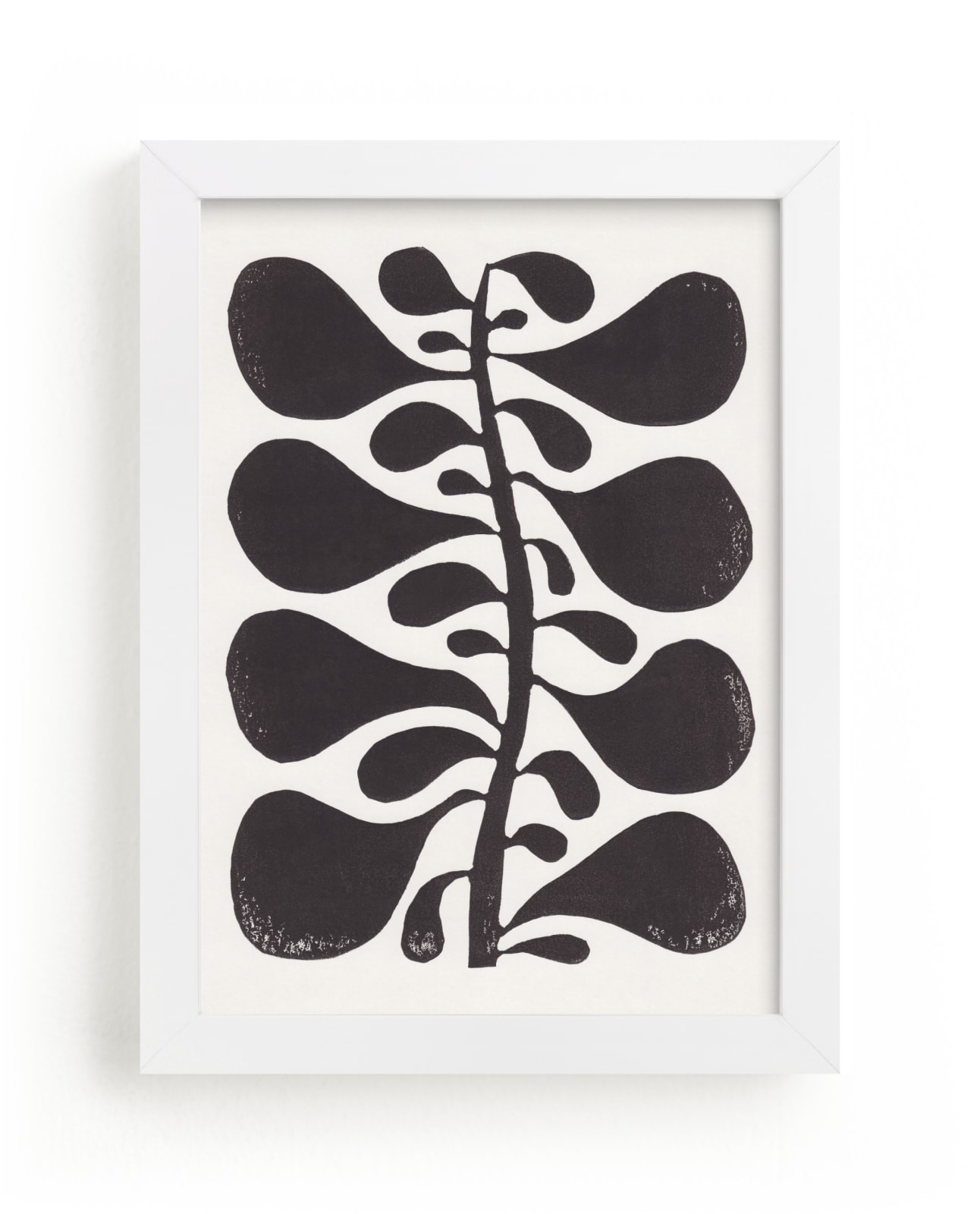 "Leafy Plant" by Alisa Galitsyna in beautiful frame options and a variety of sizes.