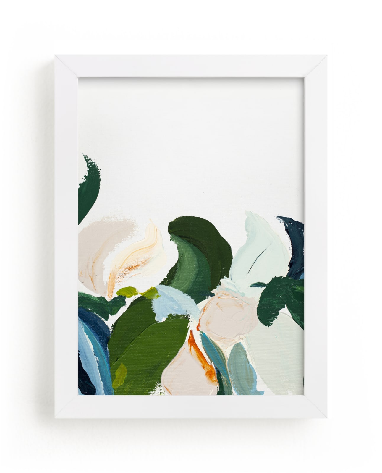 "Garden Botanical Abstract Art" by Caryn Owen in beautiful frame options and a variety of sizes.