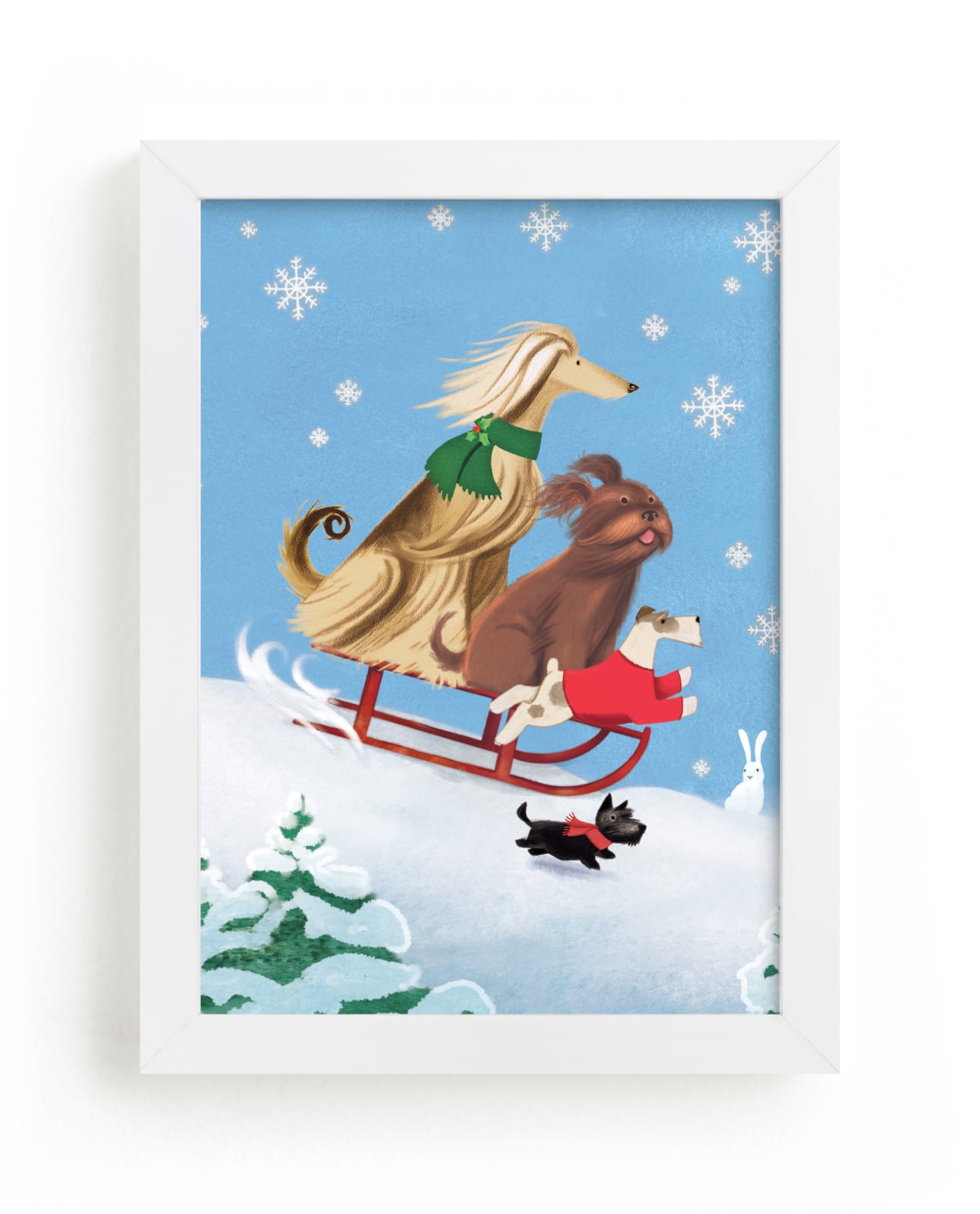 "Sleigh Rides" by Tracy Ann in beautiful frame options and a variety of sizes.
