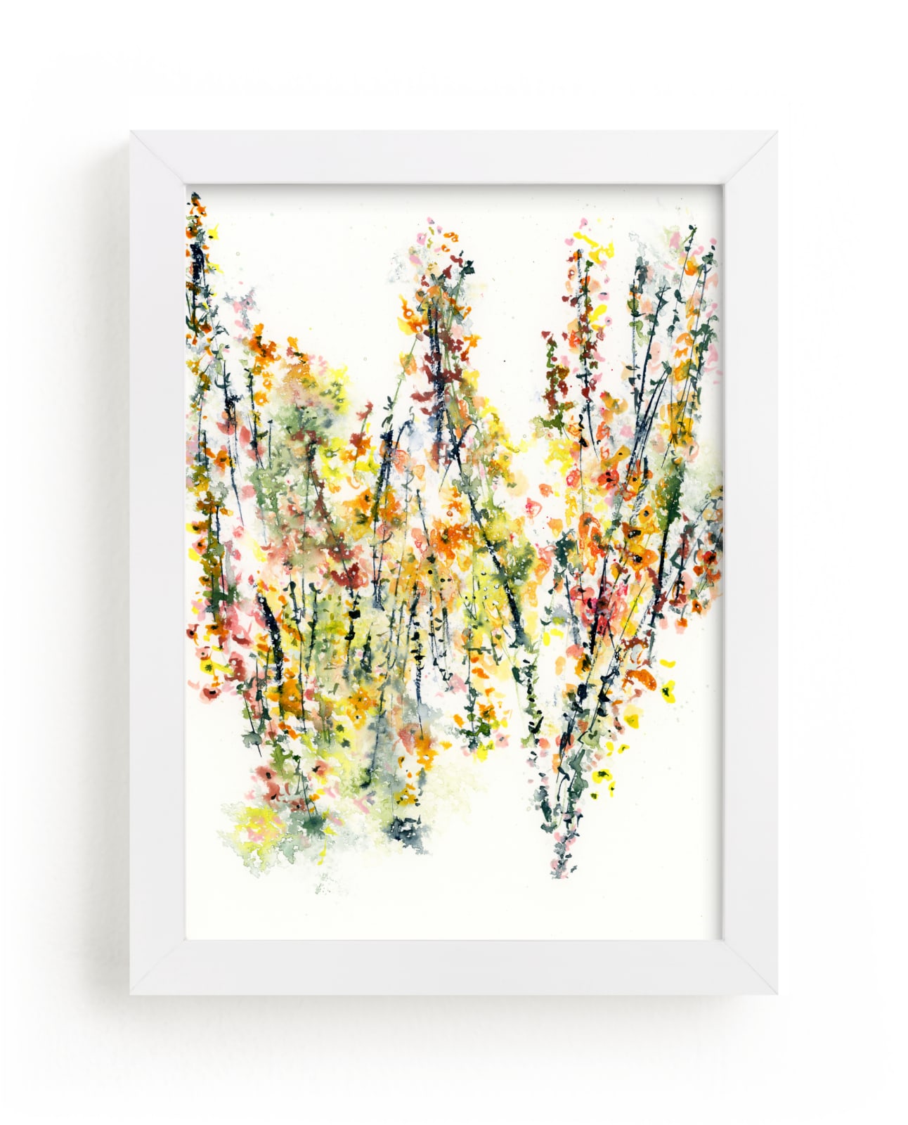 "Autumn Wildflowers" by Lindsay Megahed in beautiful frame options and a variety of sizes.