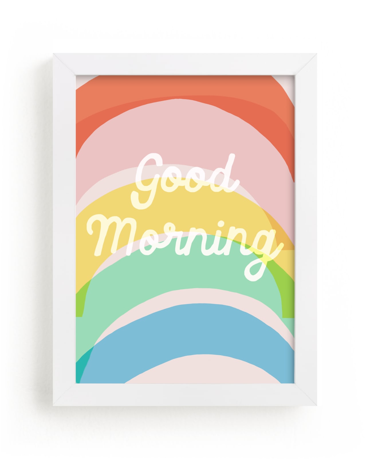 "Good Morning Rainbow" by Francesca Iannaccone in beautiful frame options and a variety of sizes.