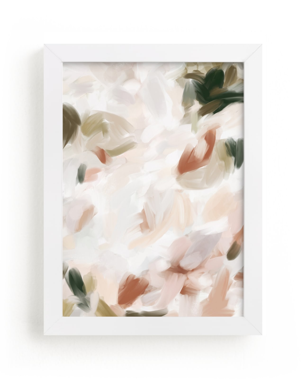 "Subliminal" - Art Print in Rust by Melanie Severin - Framed