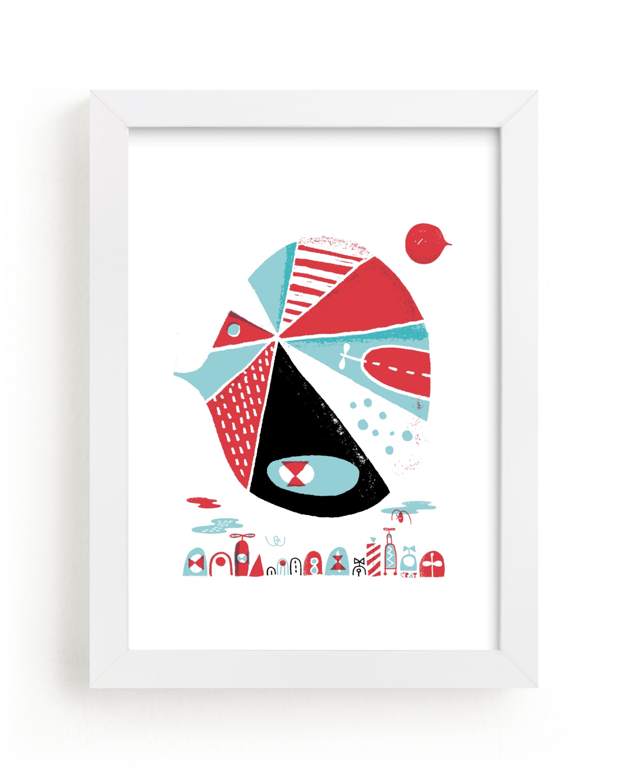 "Glink Glunk" - Limited Edition Art Print by ERAY in beautiful frame options and a variety of sizes.