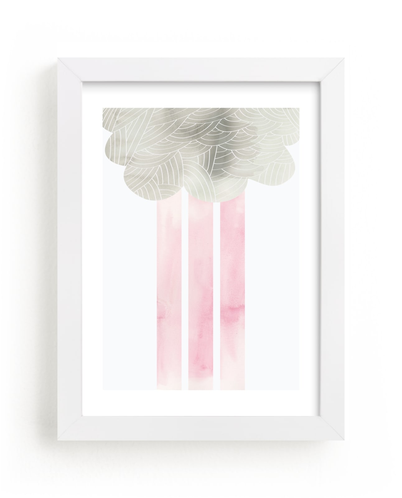 "Cloud and rain" - Limited Edition Art Print by Kanika Mathur in beautiful frame options and a variety of sizes.