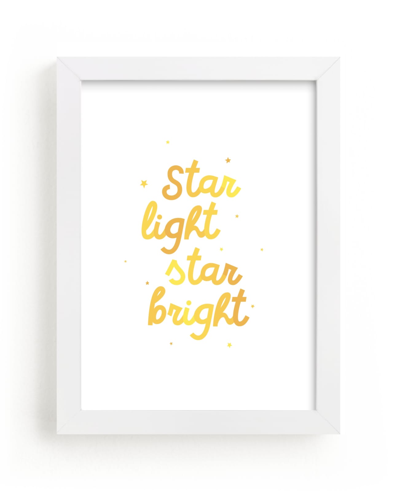 "Star Light Star Bright" - Limited Edition Art Print by Lea Delaveris in beautiful frame options and a variety of sizes.