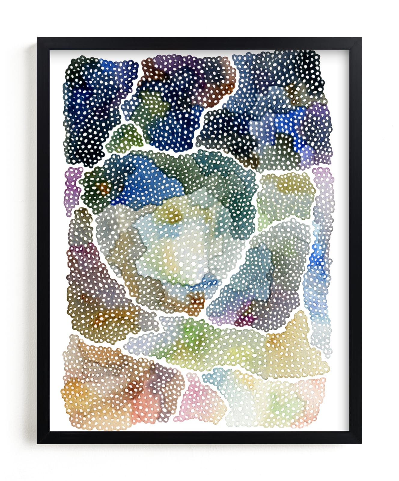 "freckle topography" - Limited Edition Art Print by Kelly Place in beautiful frame options and a variety of sizes.