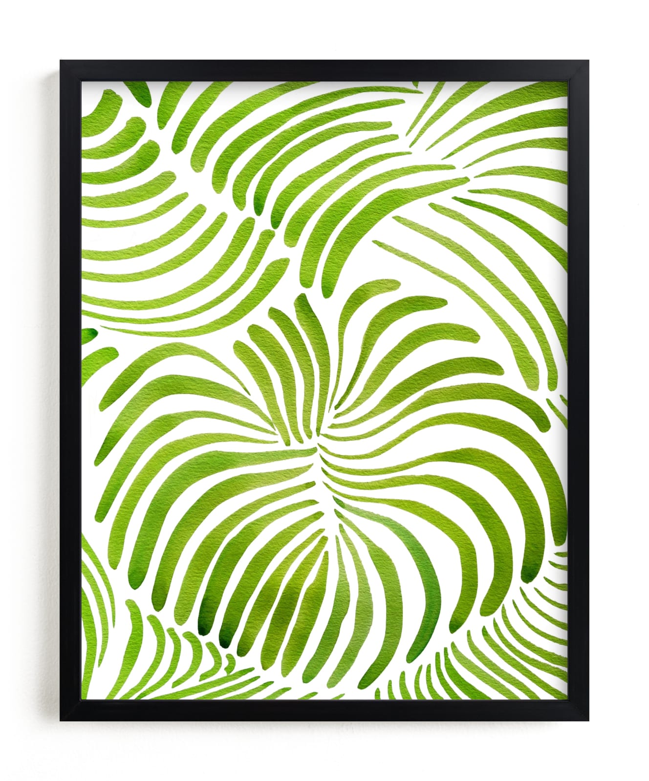 "Minted Forest" - Limited Edition Art Print by Deborah Velasquez in beautiful frame options and a variety of sizes.