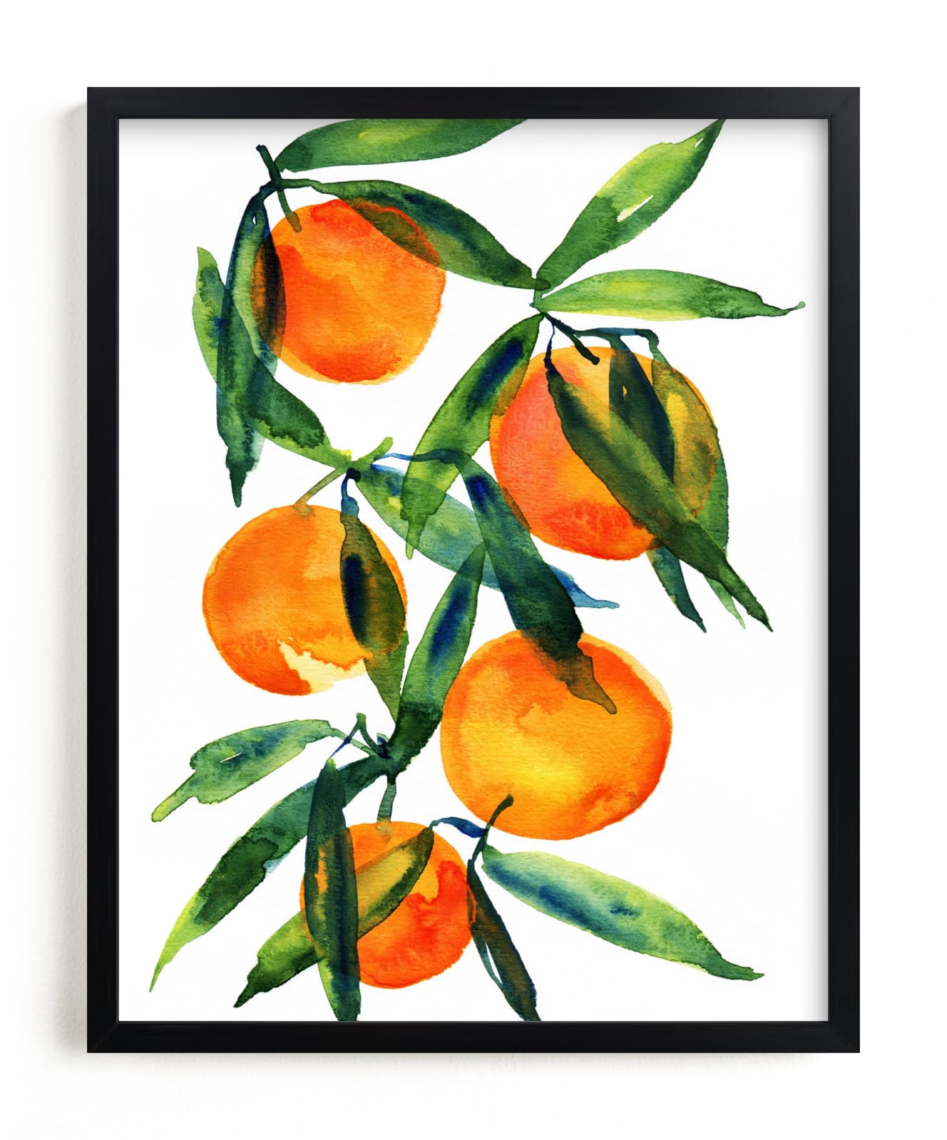 "Tangerine" - Limited Edition Art Print by Alexandra Dzh in beautiful frame options and a variety of sizes.