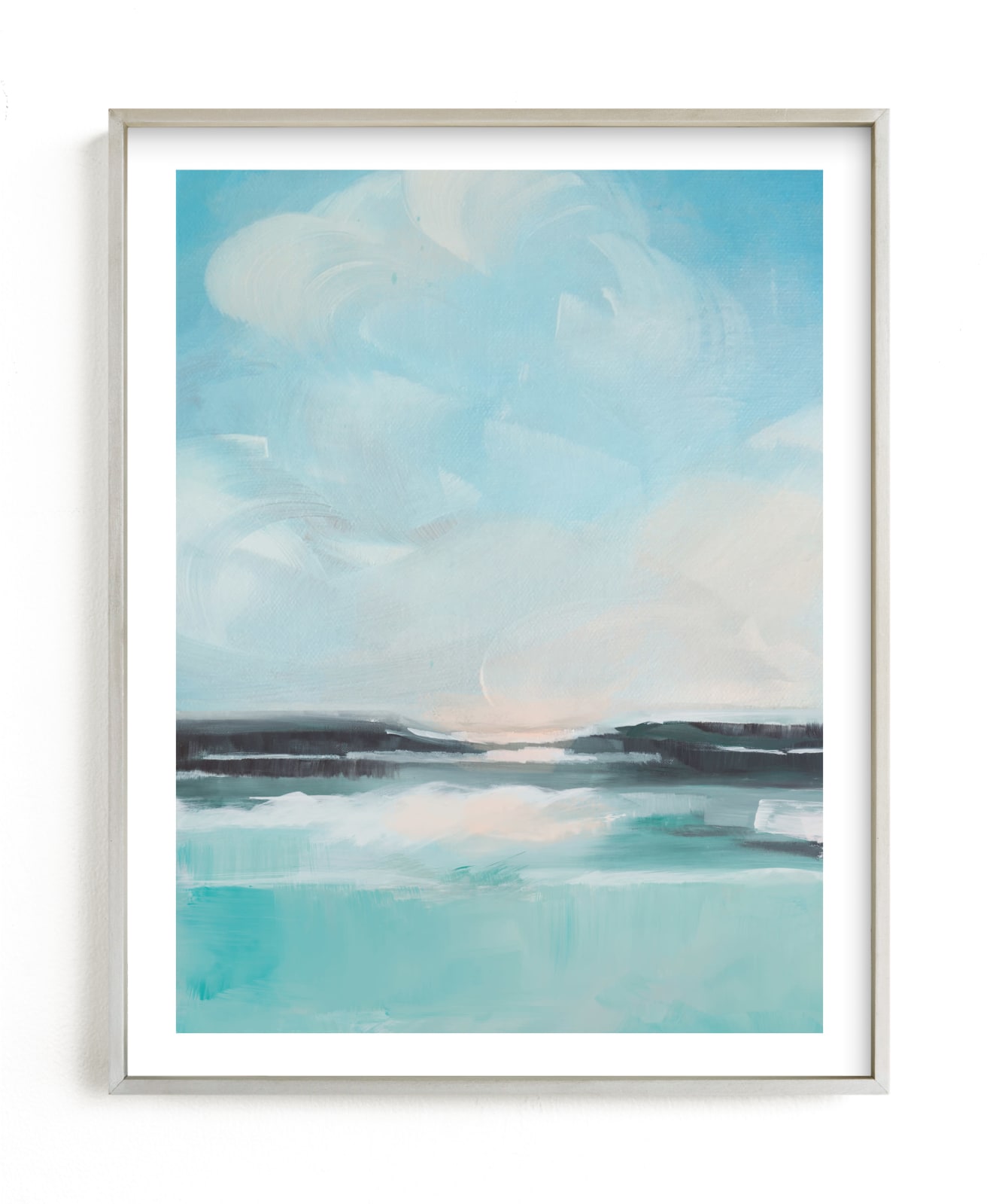 "Sunrise At Sea" - Limited Edition Art Print by AlisonJerry in beautiful frame options and a variety of sizes.